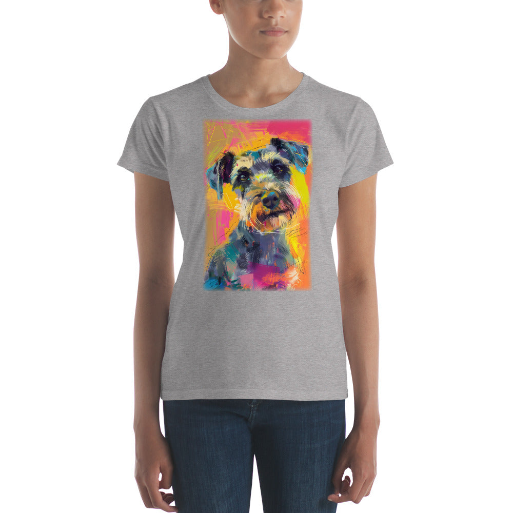 Schnauzer Women's short sleeve t-shirt