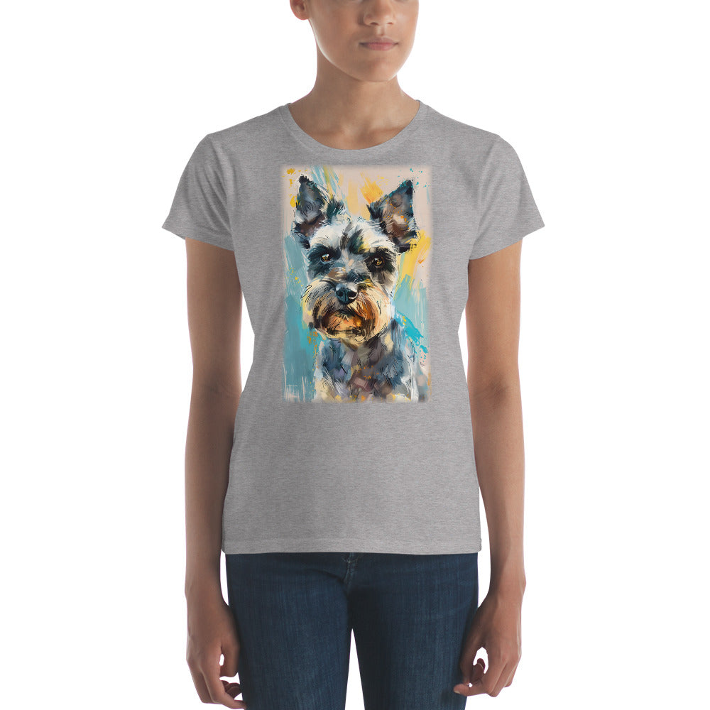 Schnauzer  Women's short sleeve t-shirt