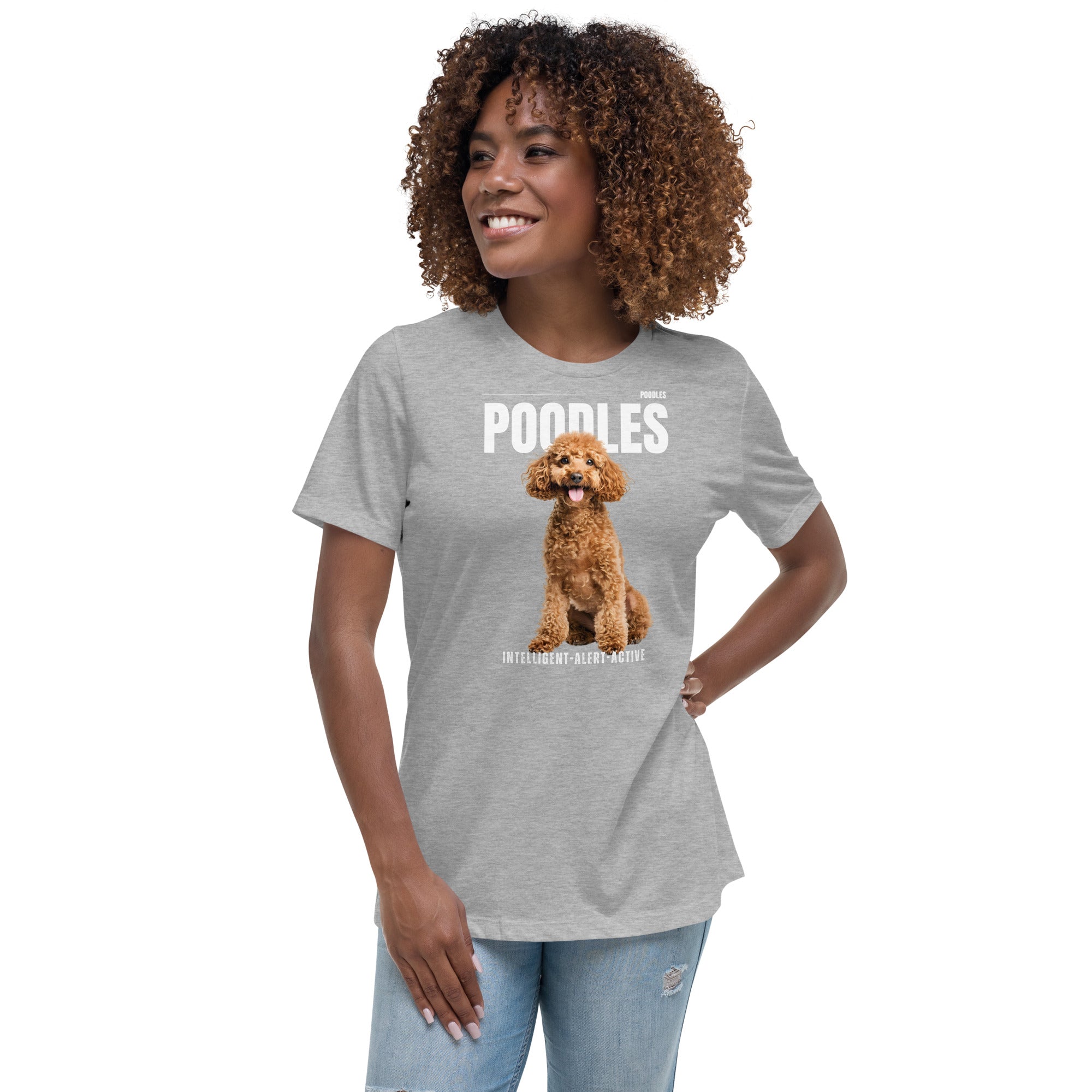 Poodle Women's Relaxed T-Shirt