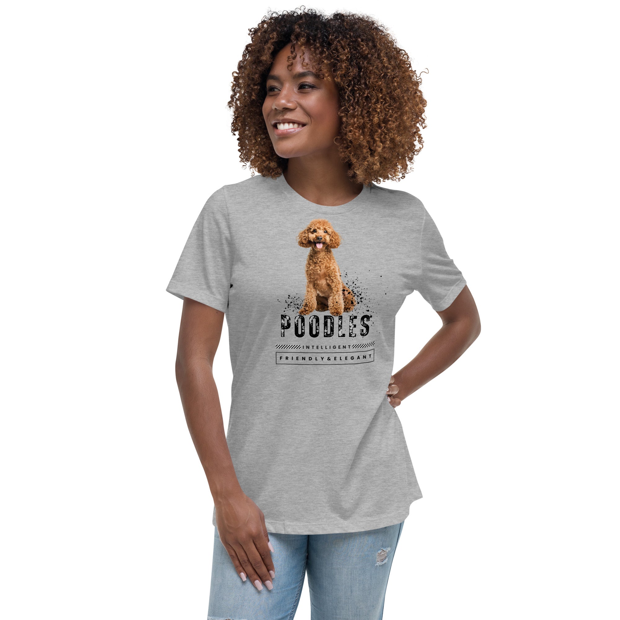 Poodle Women's Relaxed T-Shirt