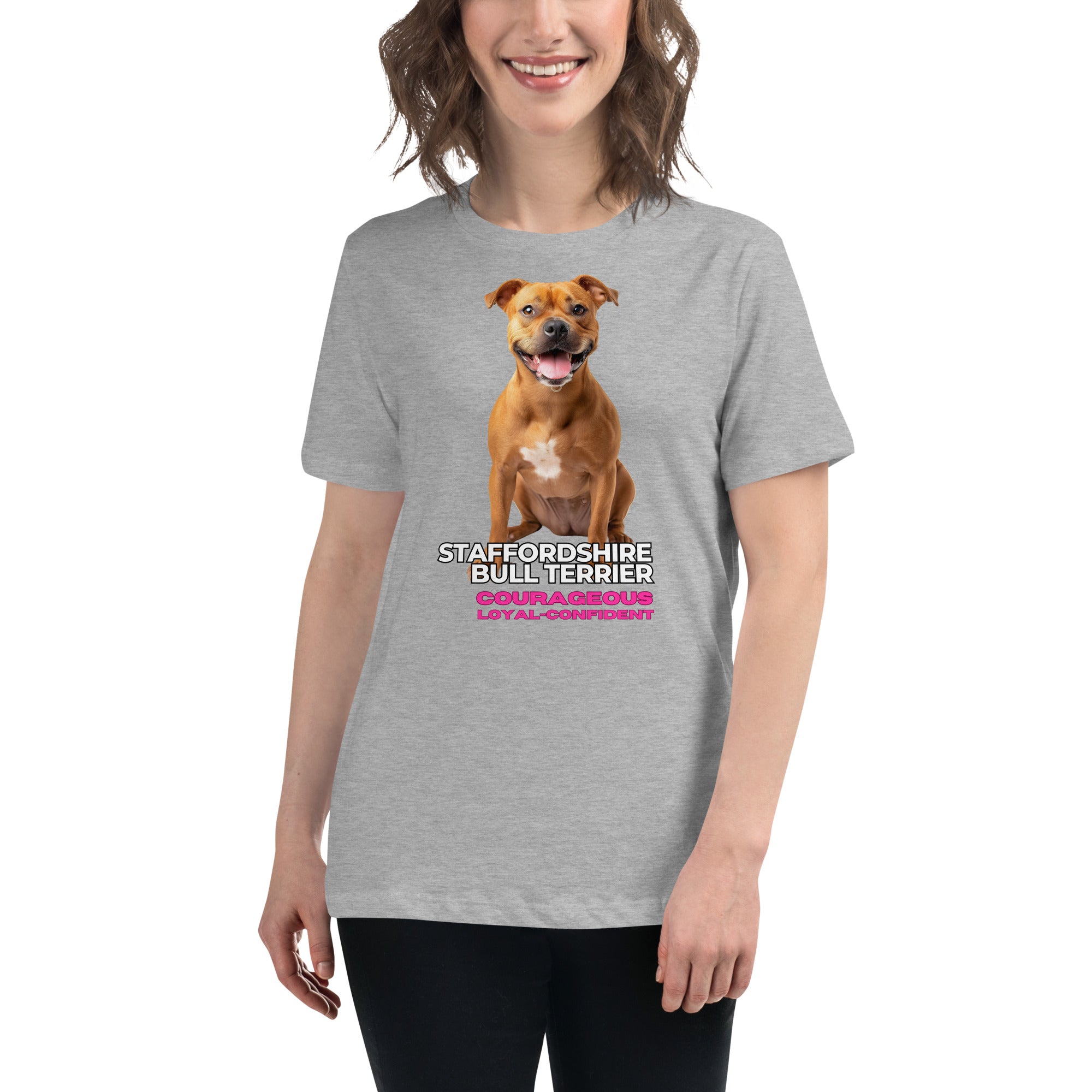 Staffordshire Bull Terrier Women's Relaxed T-Shirt