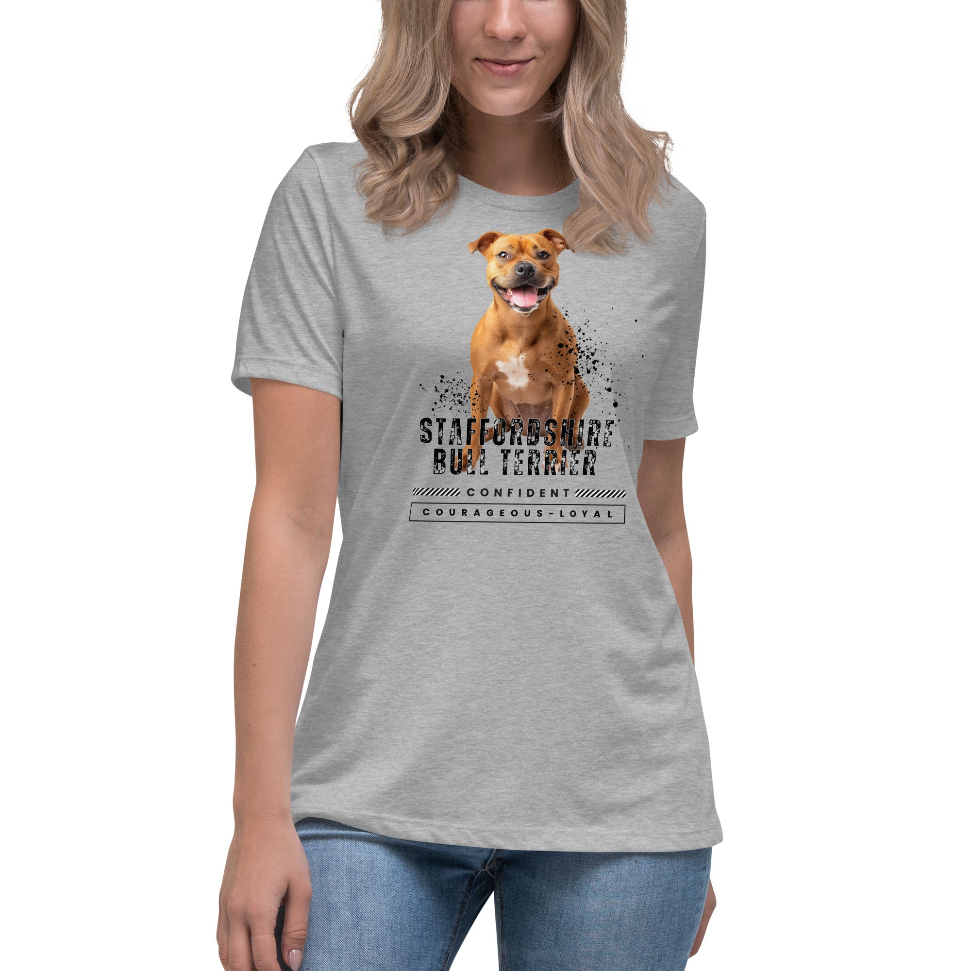 Staffordshire Bull Terrier Women's Relaxed T-Shirt