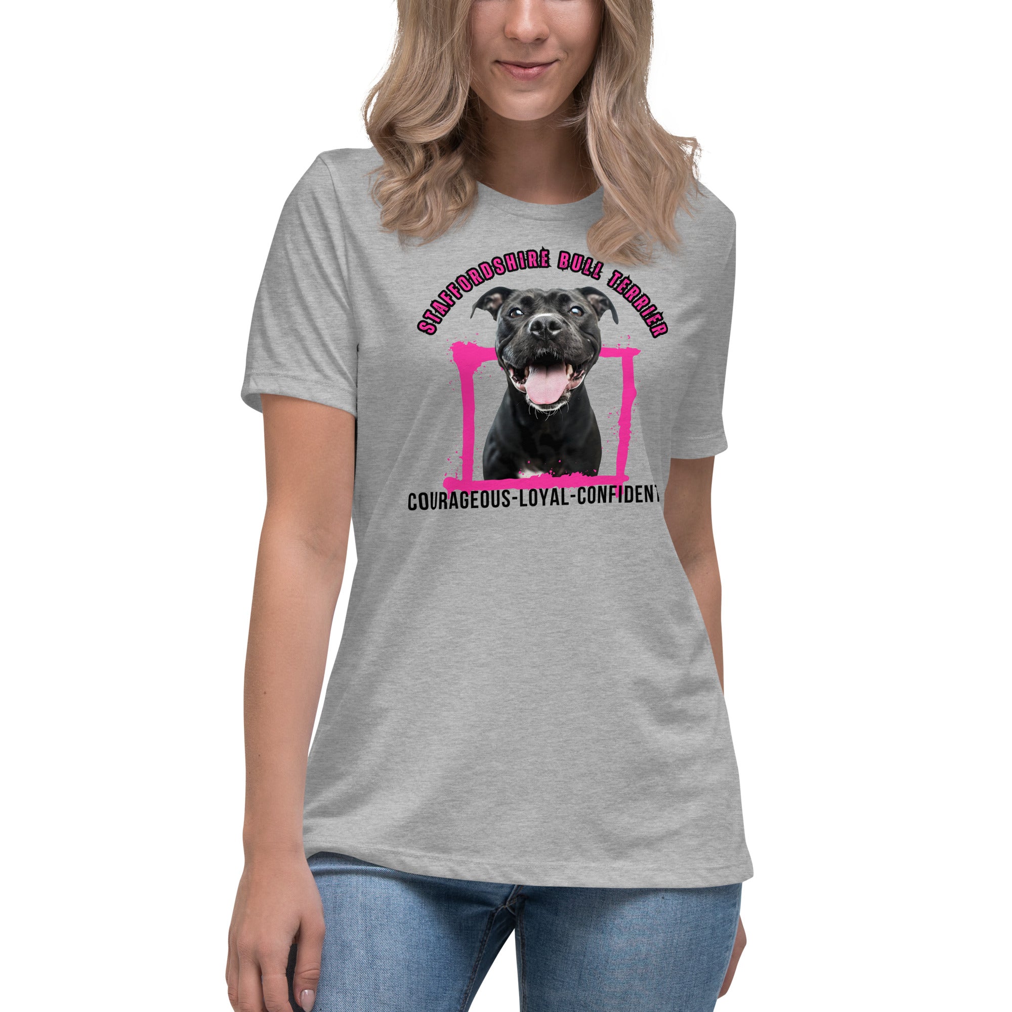 Staffordshire Bull Terrier Women's Relaxed T-Shirt