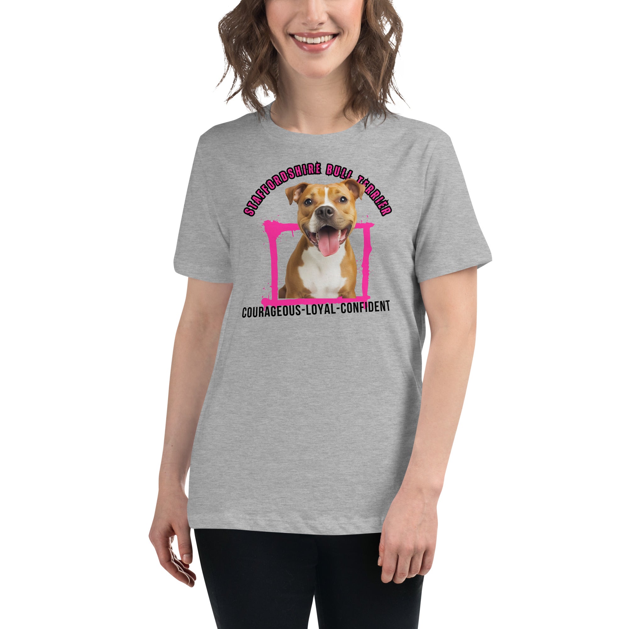 Staffordshire Bull Terrier Women's Relaxed T-Shirt