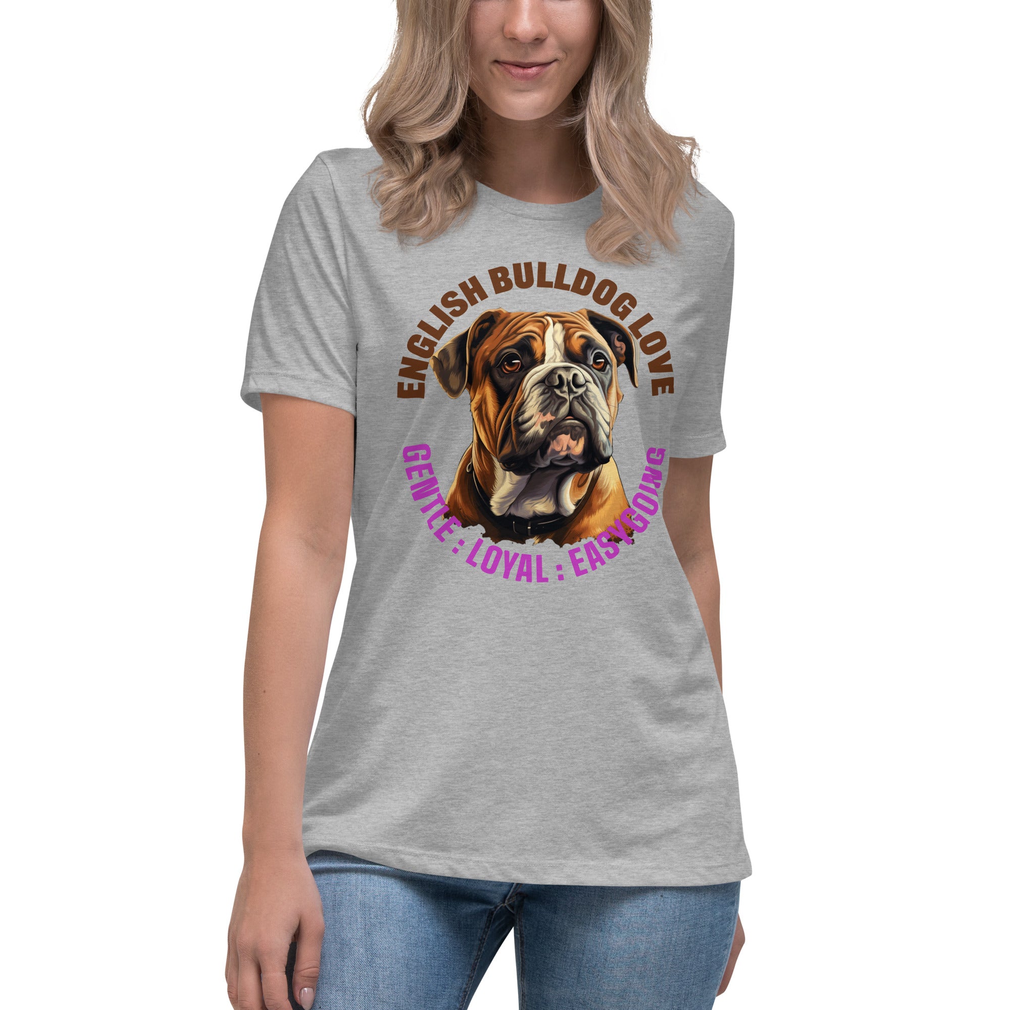 English Bulldog Relaxed T-Shirt