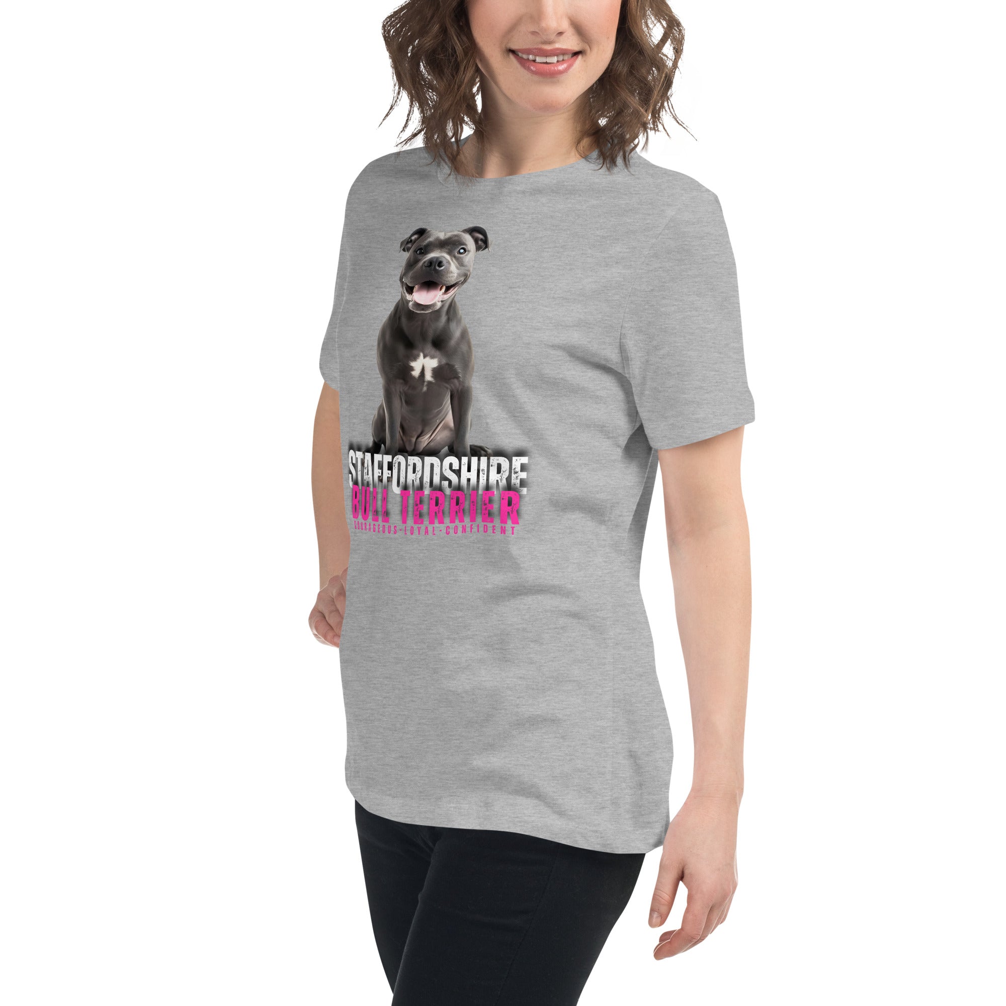 Staffordshire Bull Terrier Women's Relaxed T-Shirt