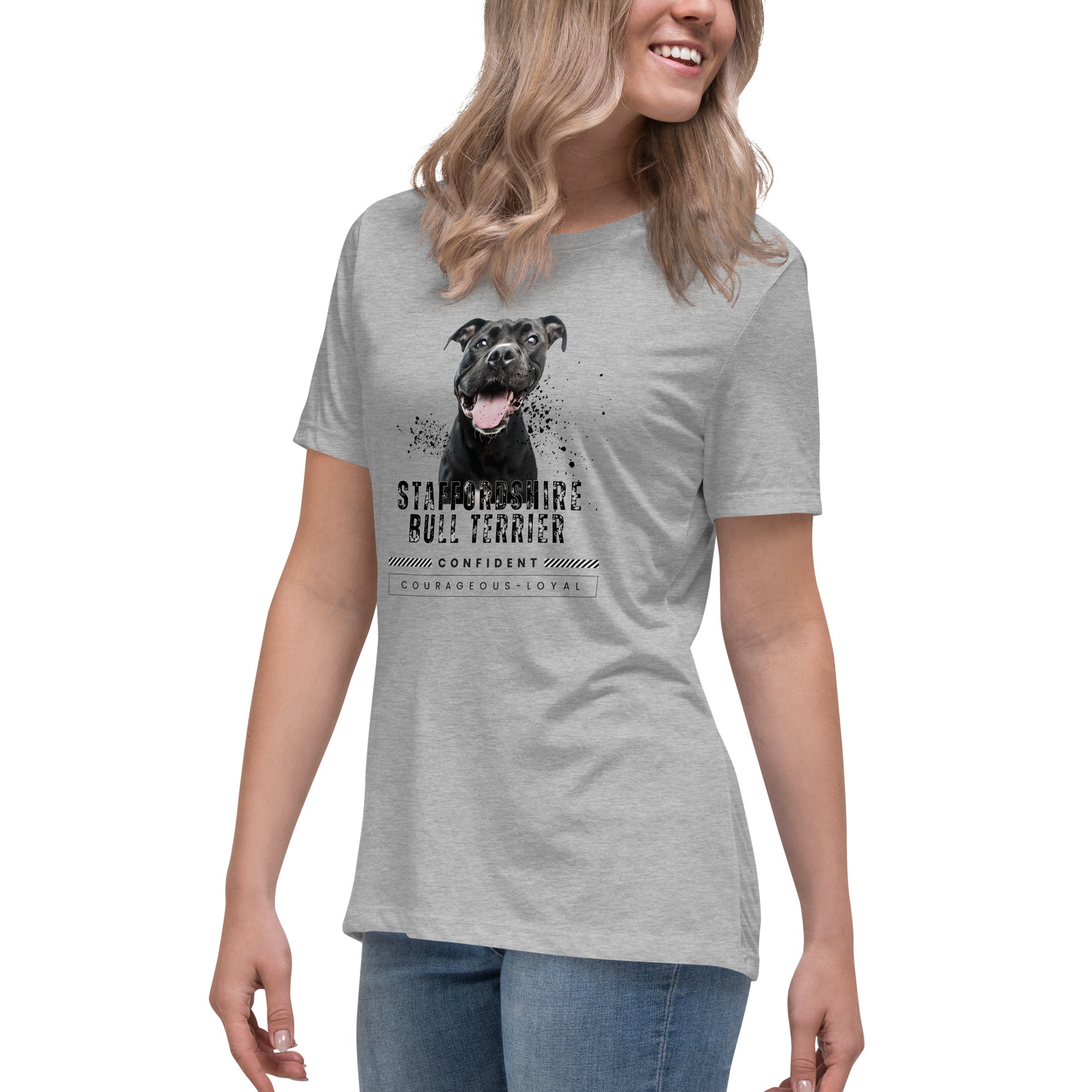 Staffordshire Bull Terrier Women's Relaxed T-Shirt