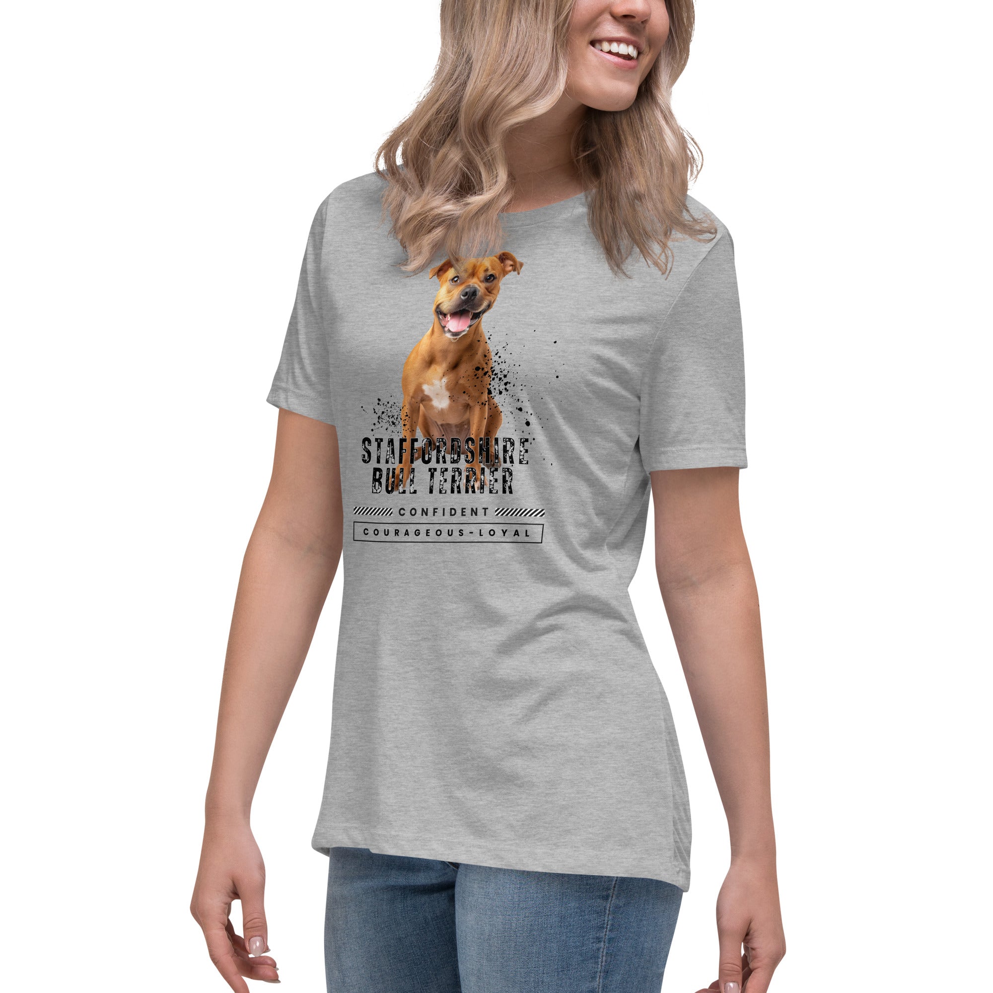 Staffordshire Bull Terrier Women's Relaxed T-Shirt