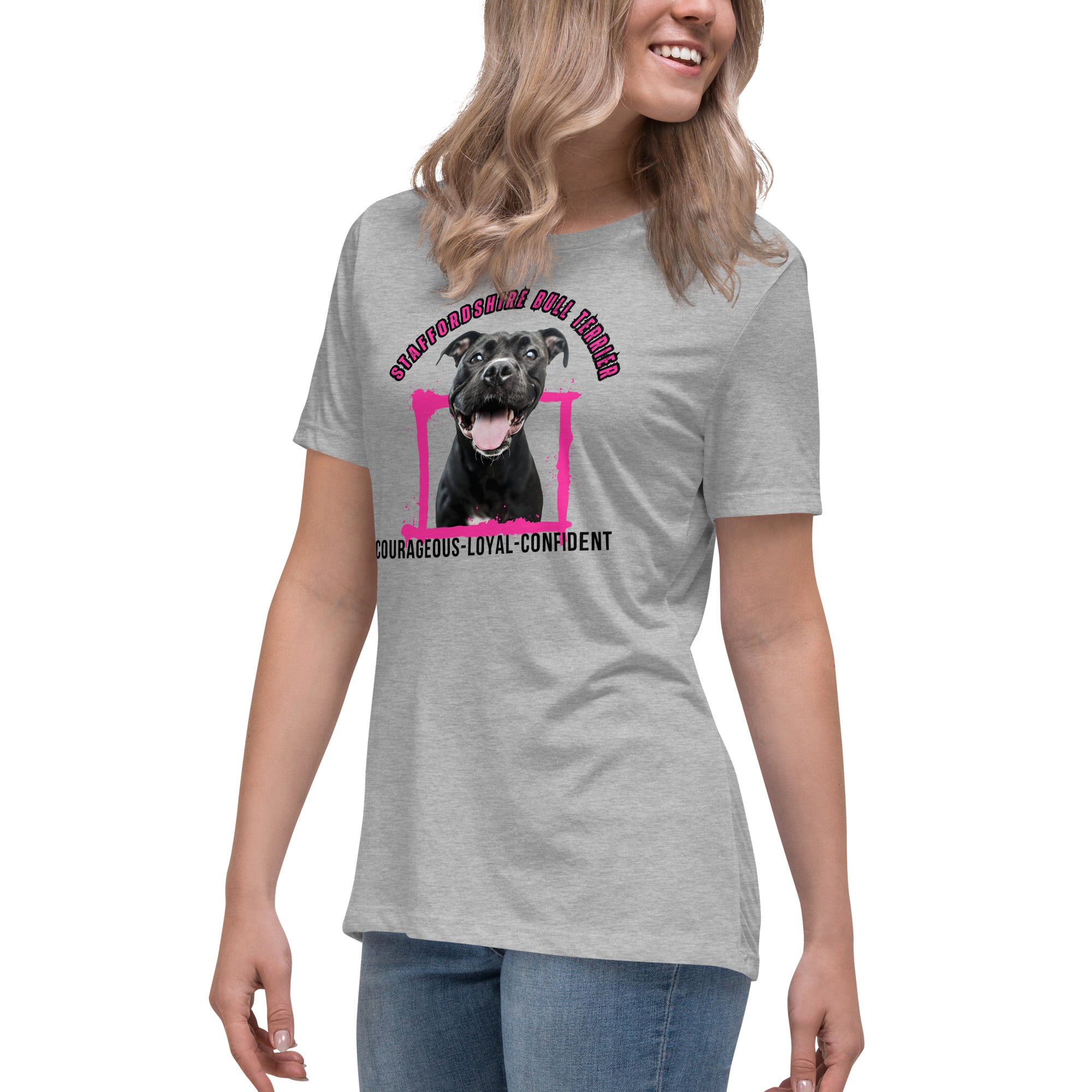 Staffordshire Bull Terrier Women's Relaxed T-Shirt