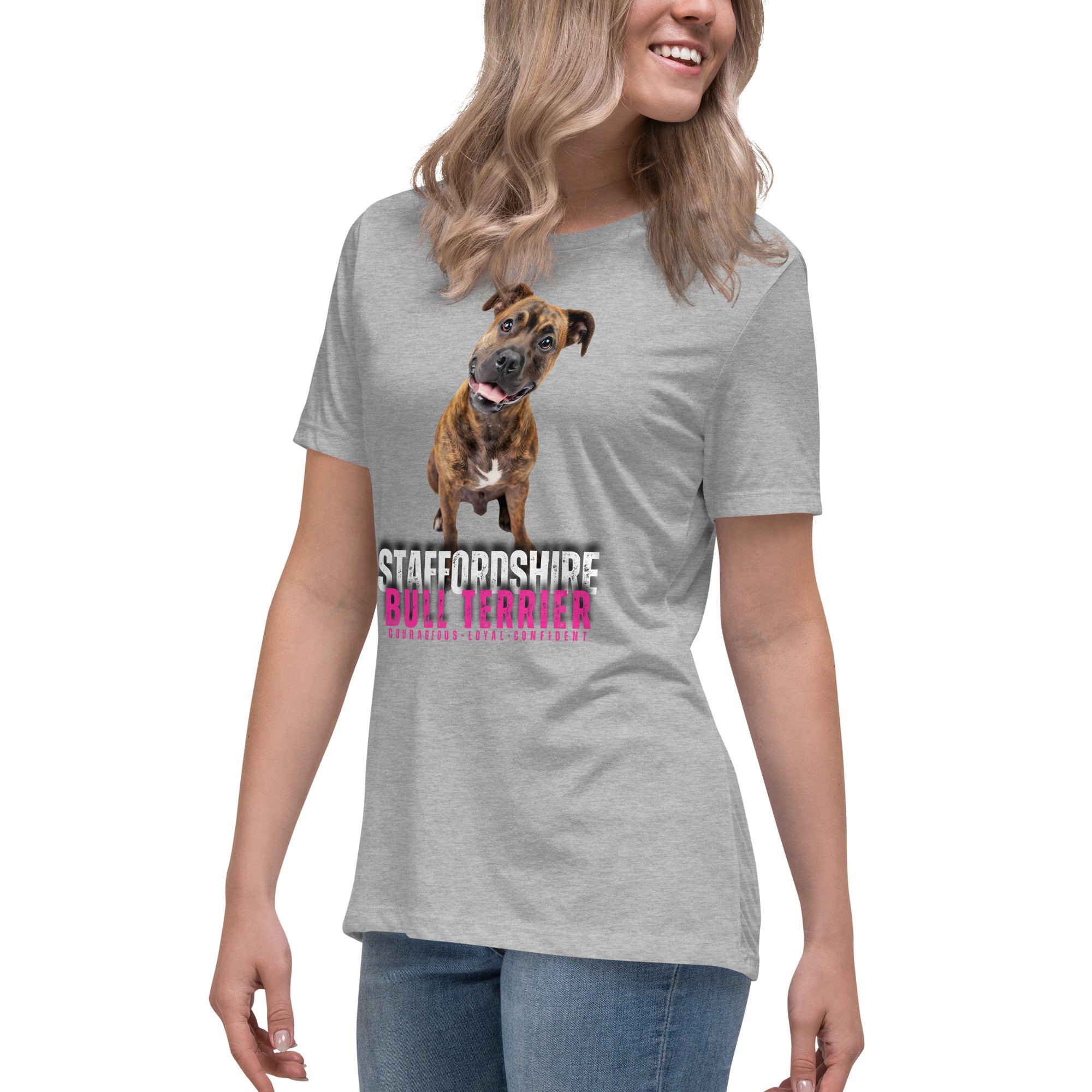 Staffordshire Bull Terrier Women's Relaxed T-Shirt