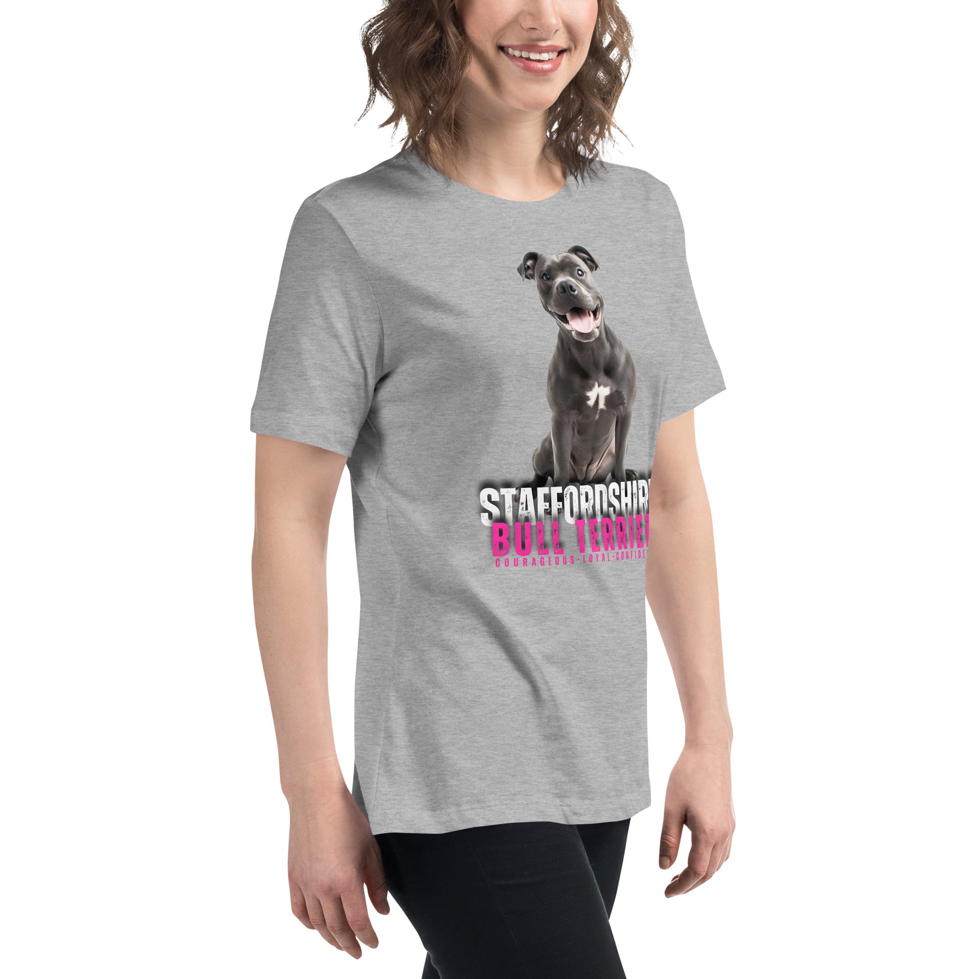 Staffordshire Bull Terrier Women's Relaxed T-Shirt