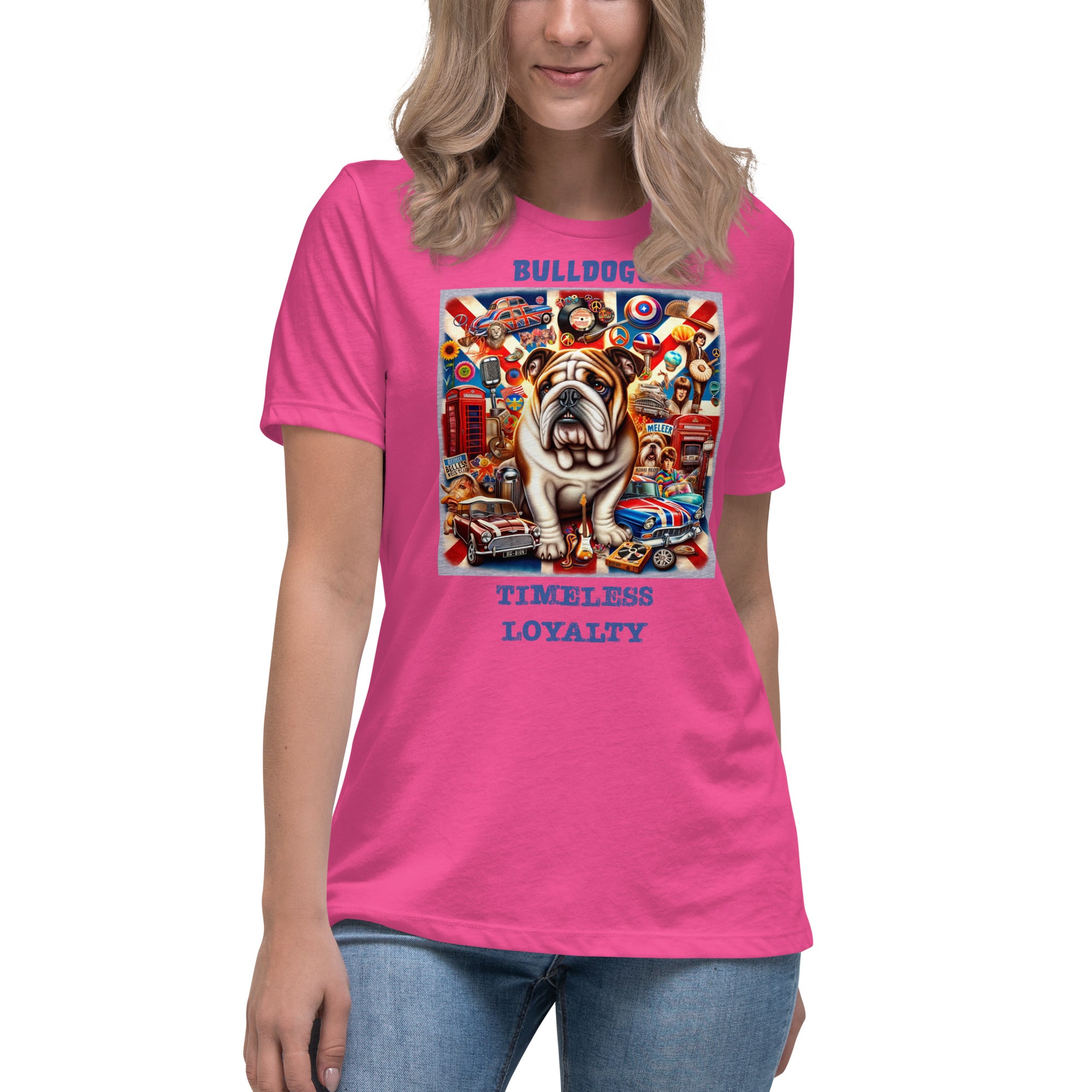 English Bulldog Women's Relaxed T-Shirt