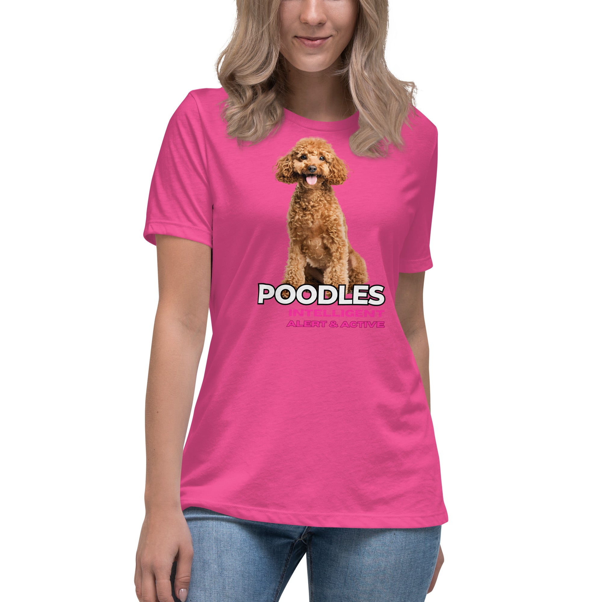 Poodle Women's Relaxed T-Shirt