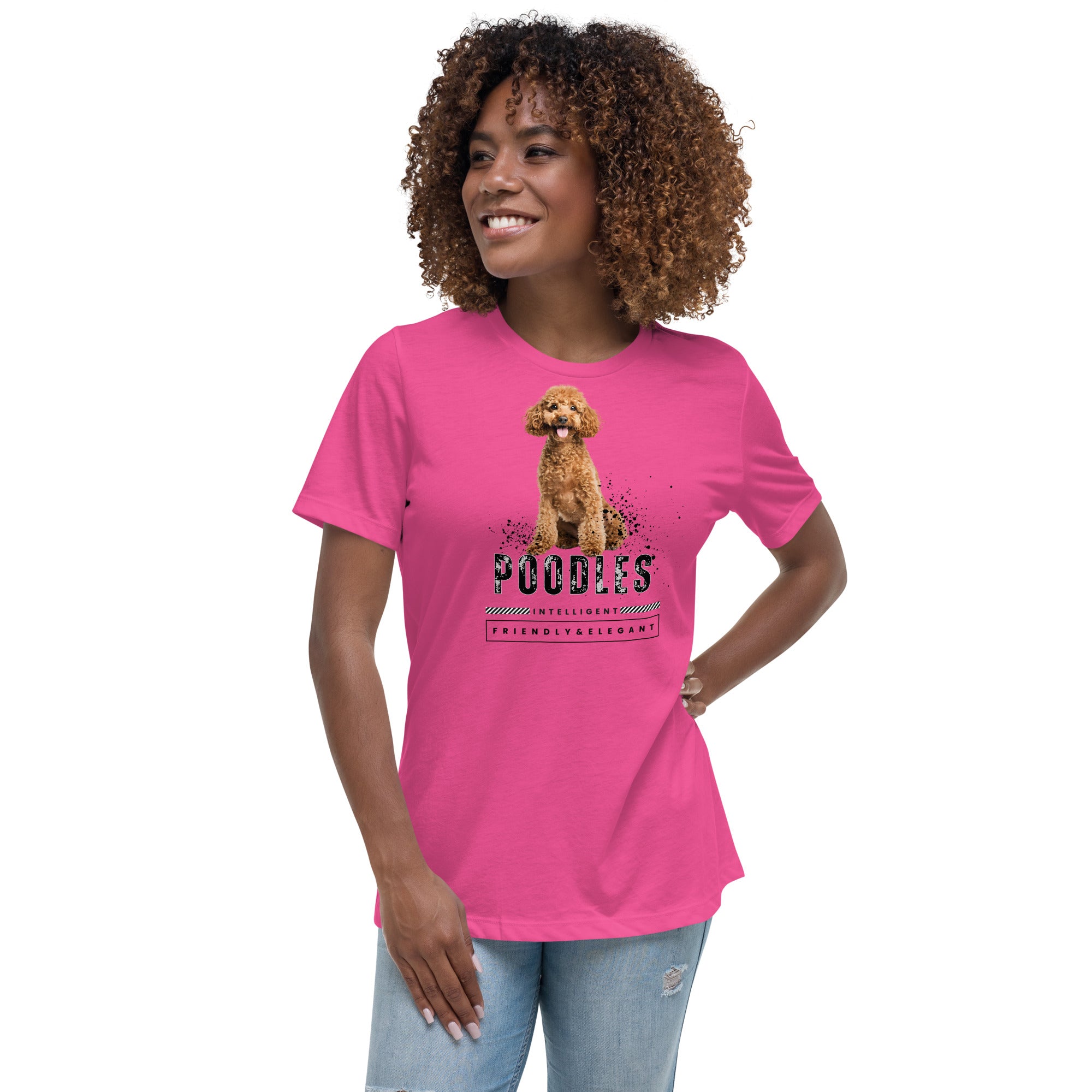 Poodle Women's Relaxed T-Shirt