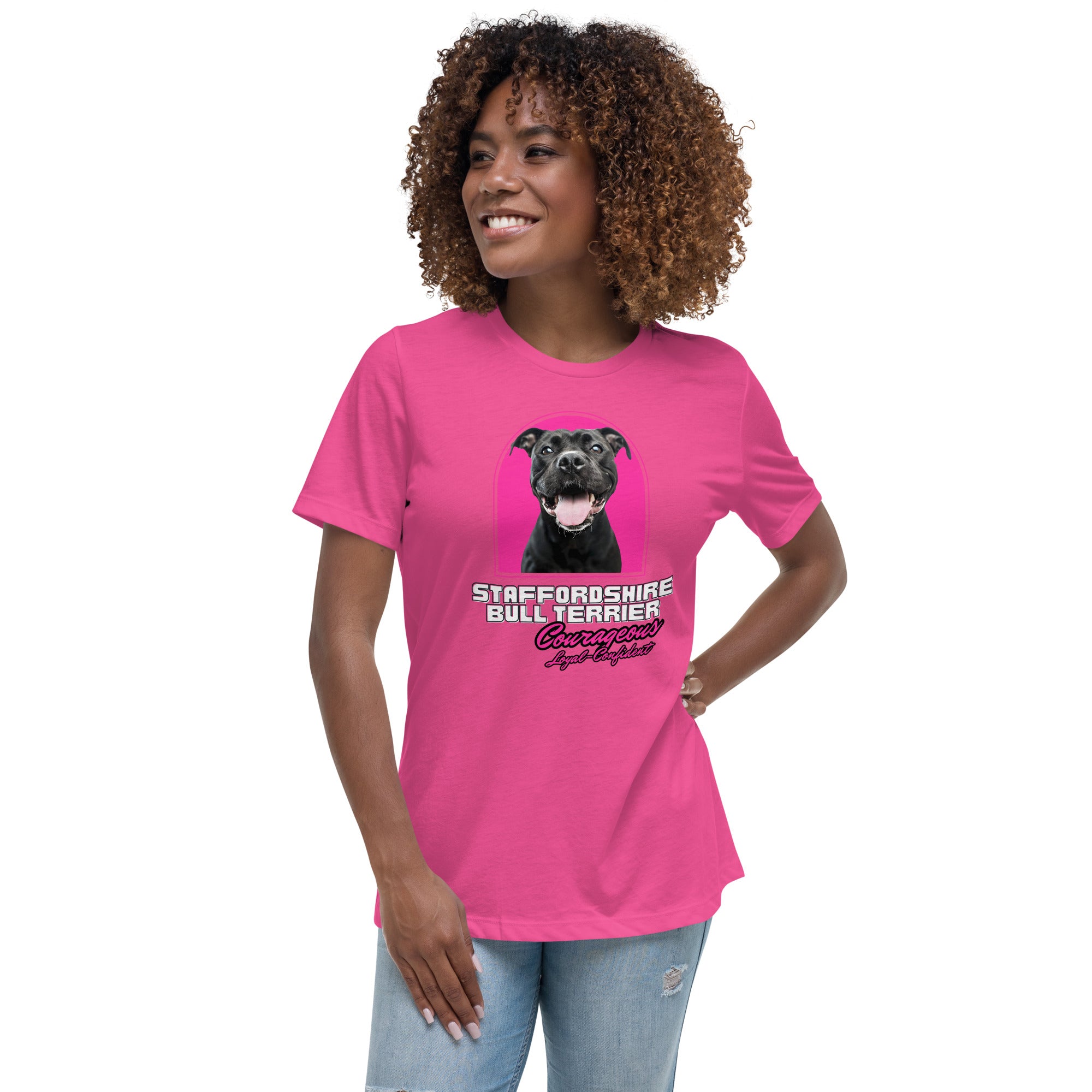 Staffordshire Bull Terrier Women's Relaxed T-Shirt