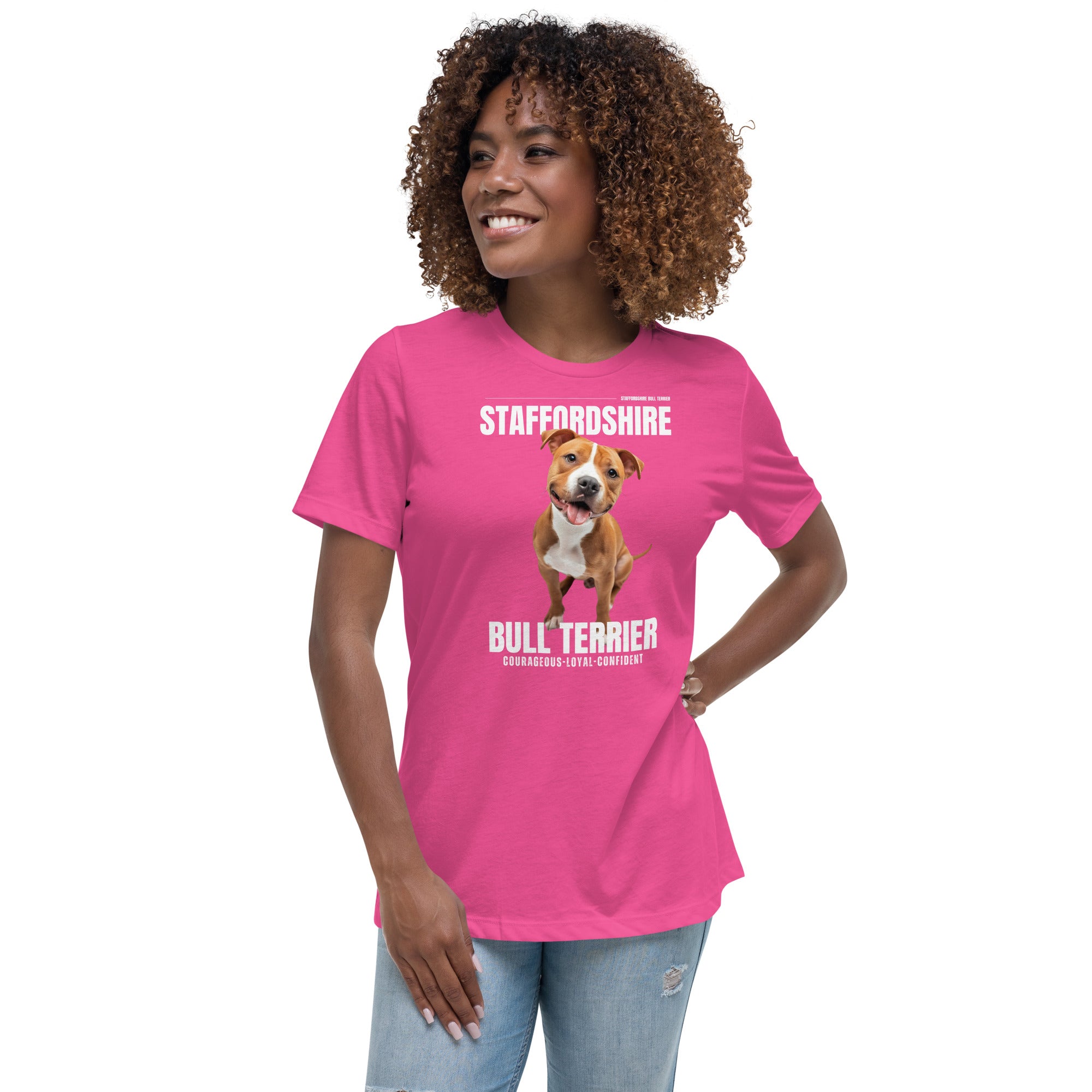 Staffordshire Bull Terrier Women's Relaxed T-Shirt