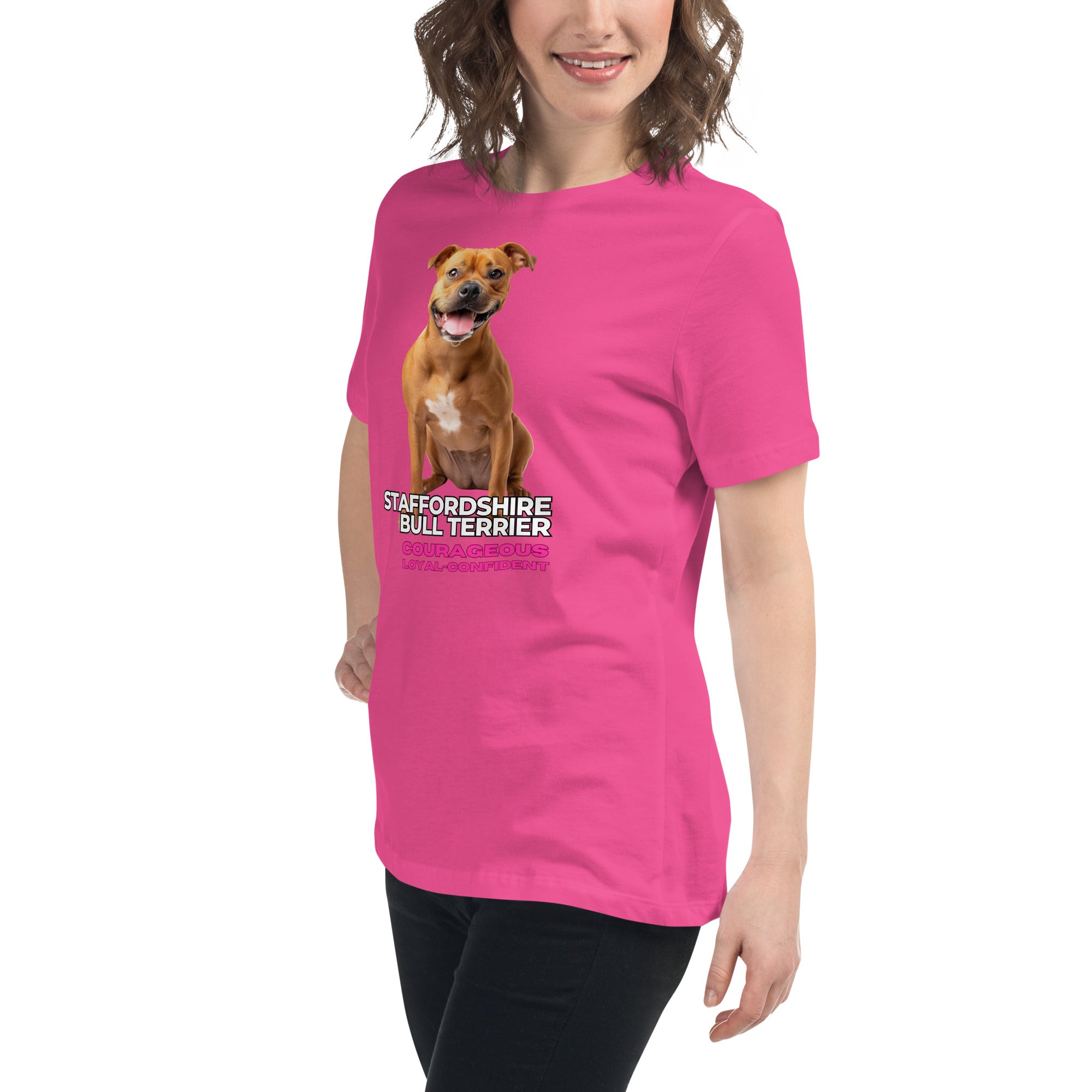 Staffordshire Bull Terrier Women's Relaxed T-Shirt