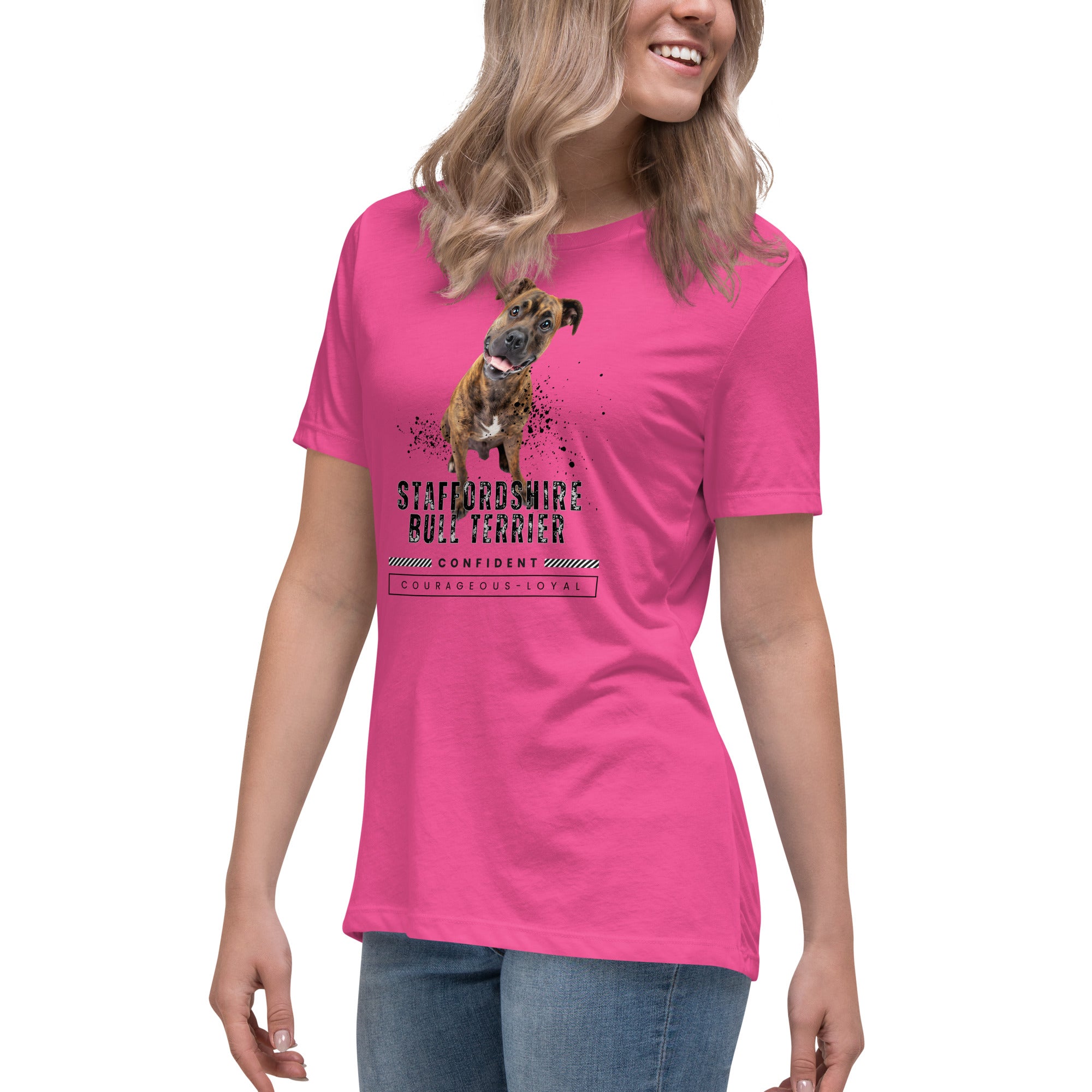 Staffordshire Bull Terrier Women's Relaxed T-Shirt