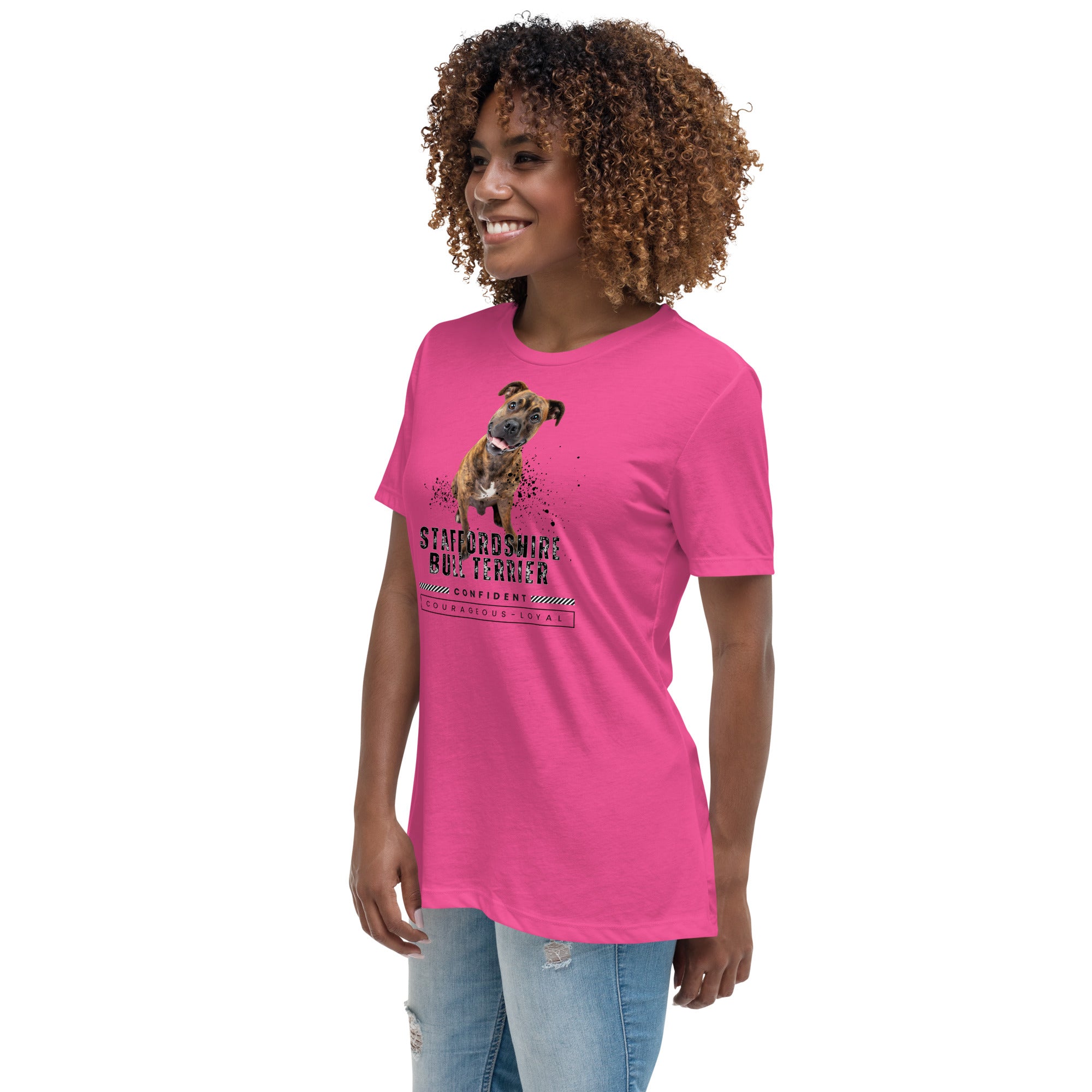 Staffordshire Bull Terrier Women's Relaxed T-Shirt