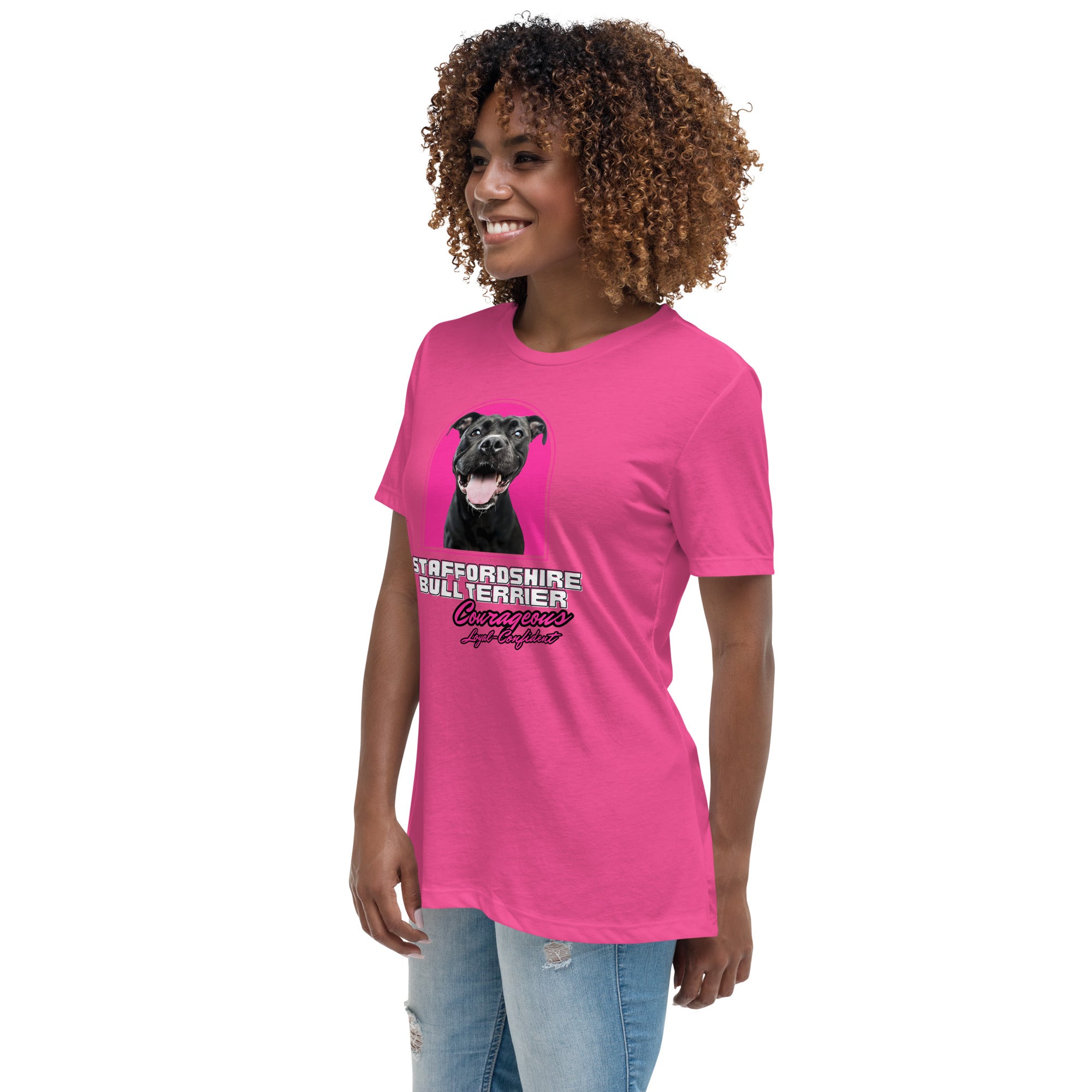 Staffordshire Bull Terrier Women's Relaxed T-Shirt