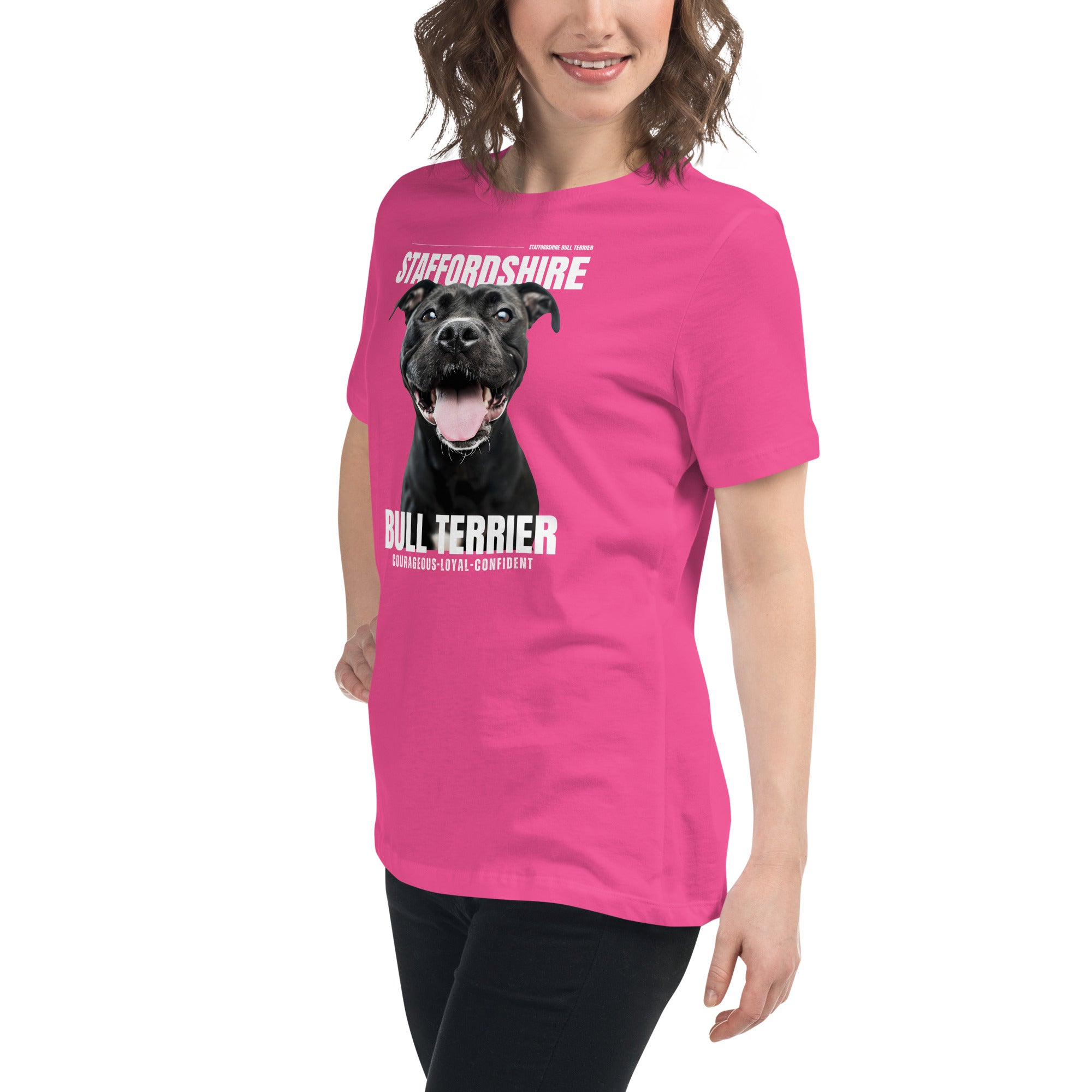 Staffordshire Bull Terrier Women's Relaxed T-Shirt