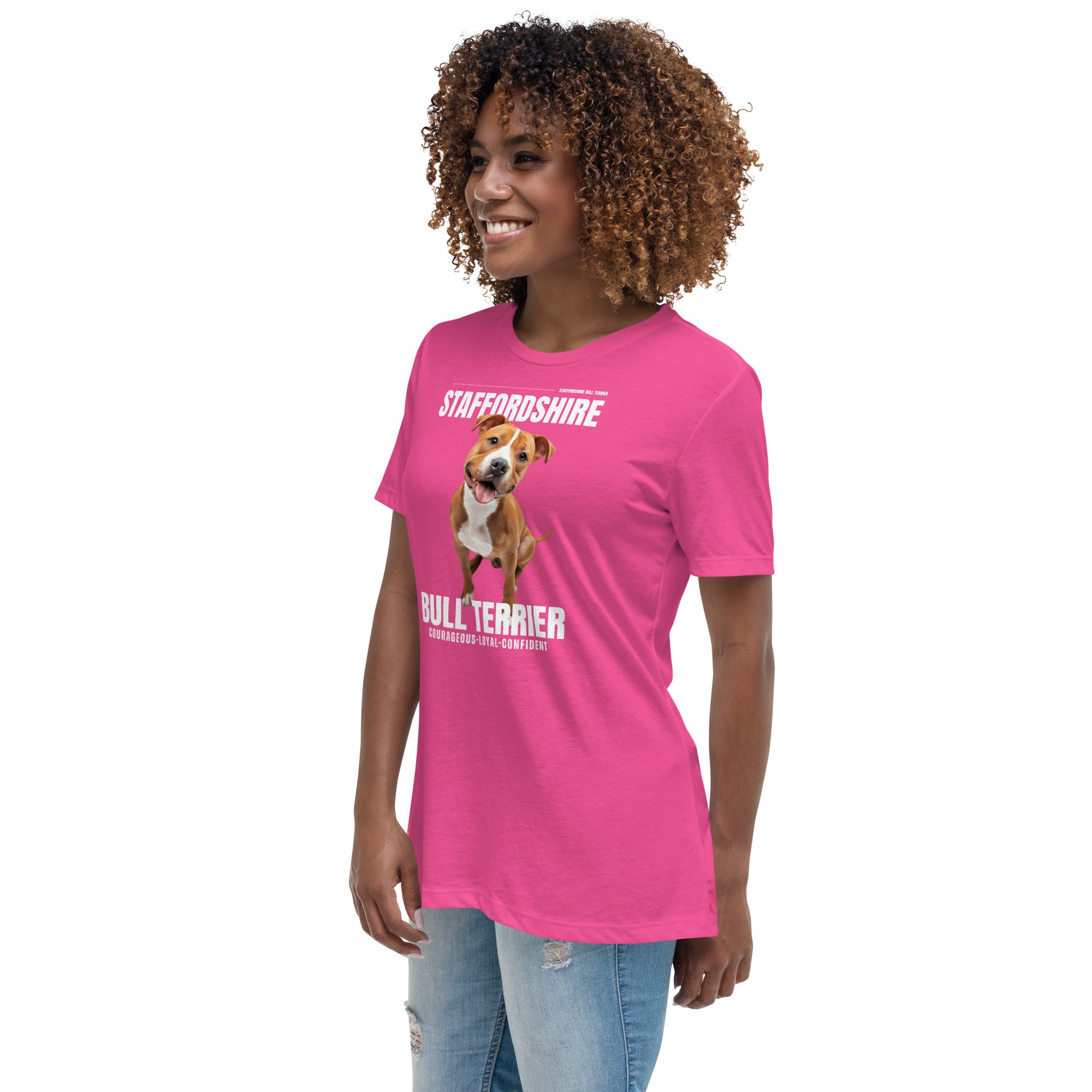 Staffordshire Bull Terrier Women's Relaxed T-Shirt