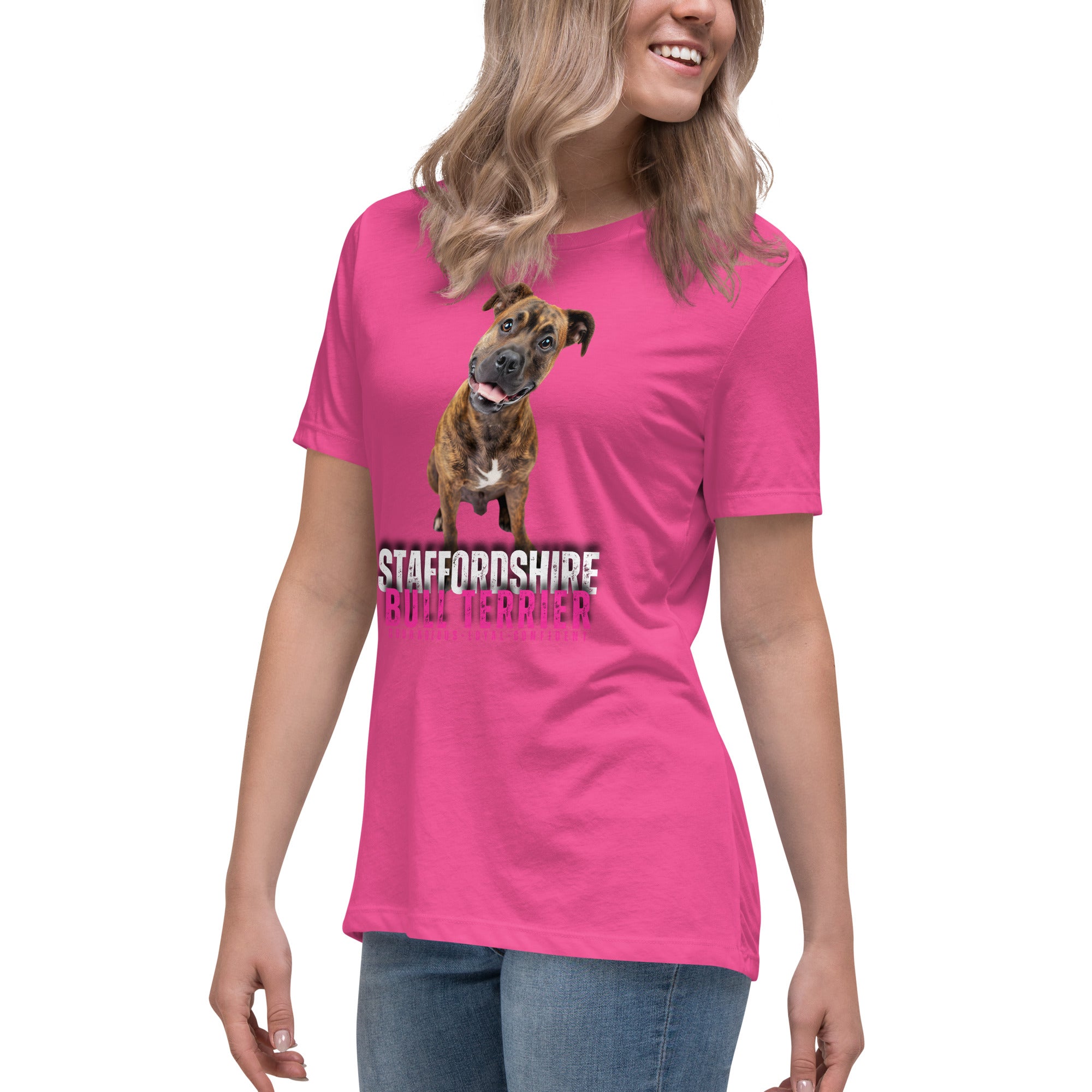 Staffordshire Bull Terrier Women's Relaxed T-Shirt