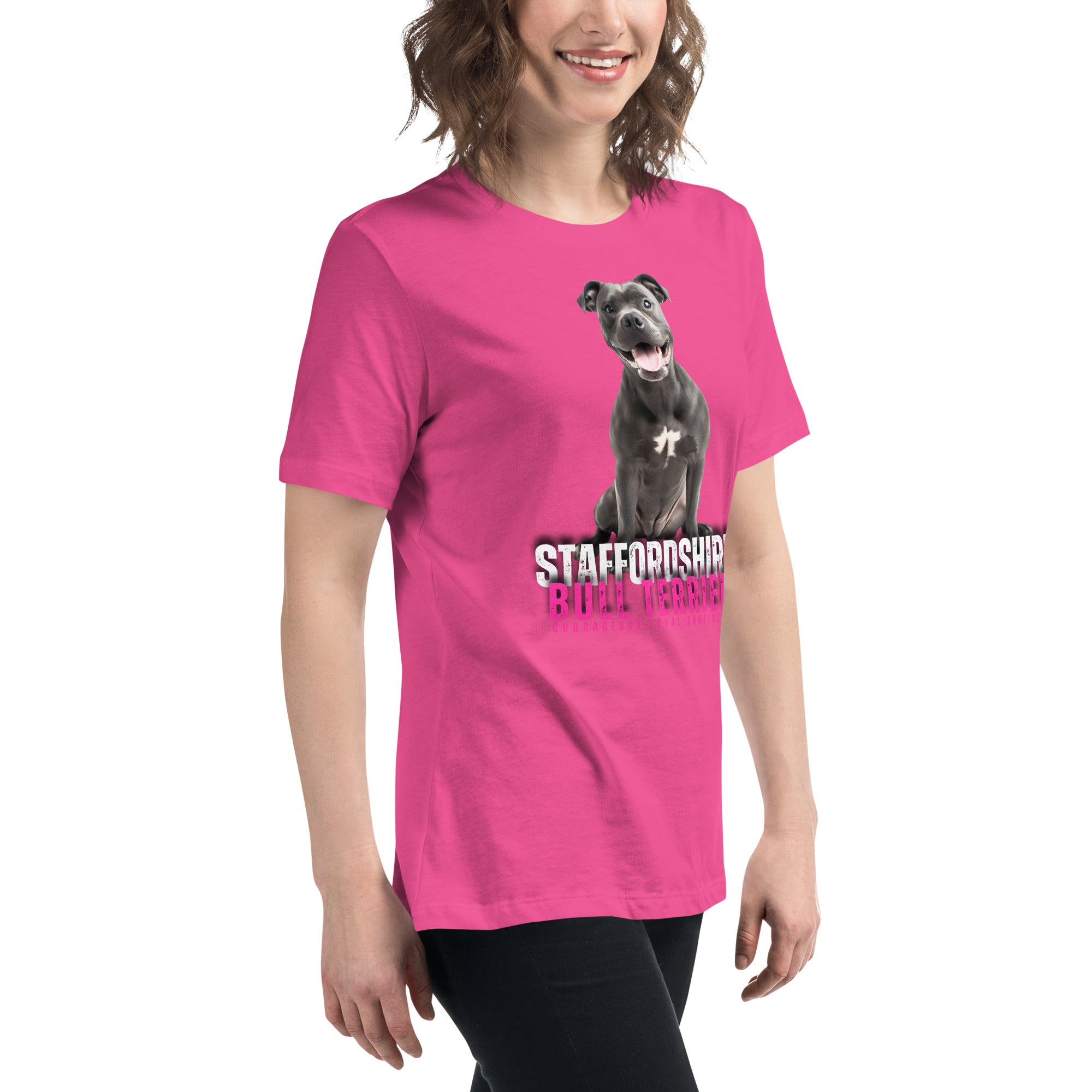 Staffordshire Bull Terrier Women's Relaxed T-Shirt