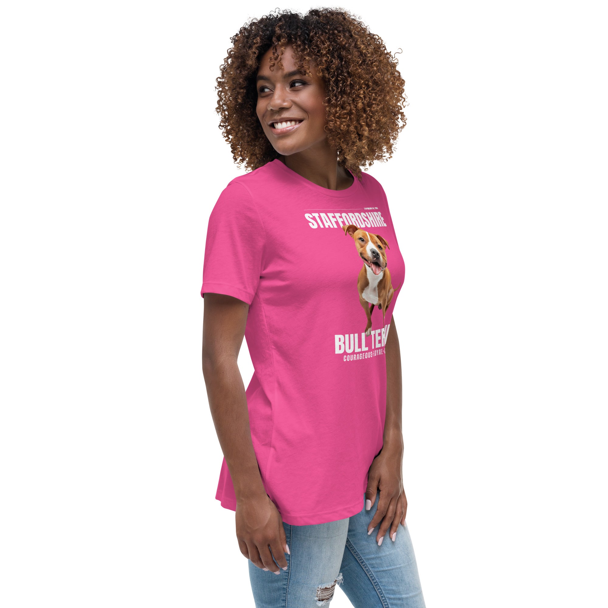 Staffordshire Bull Terrier Women's Relaxed T-Shirt