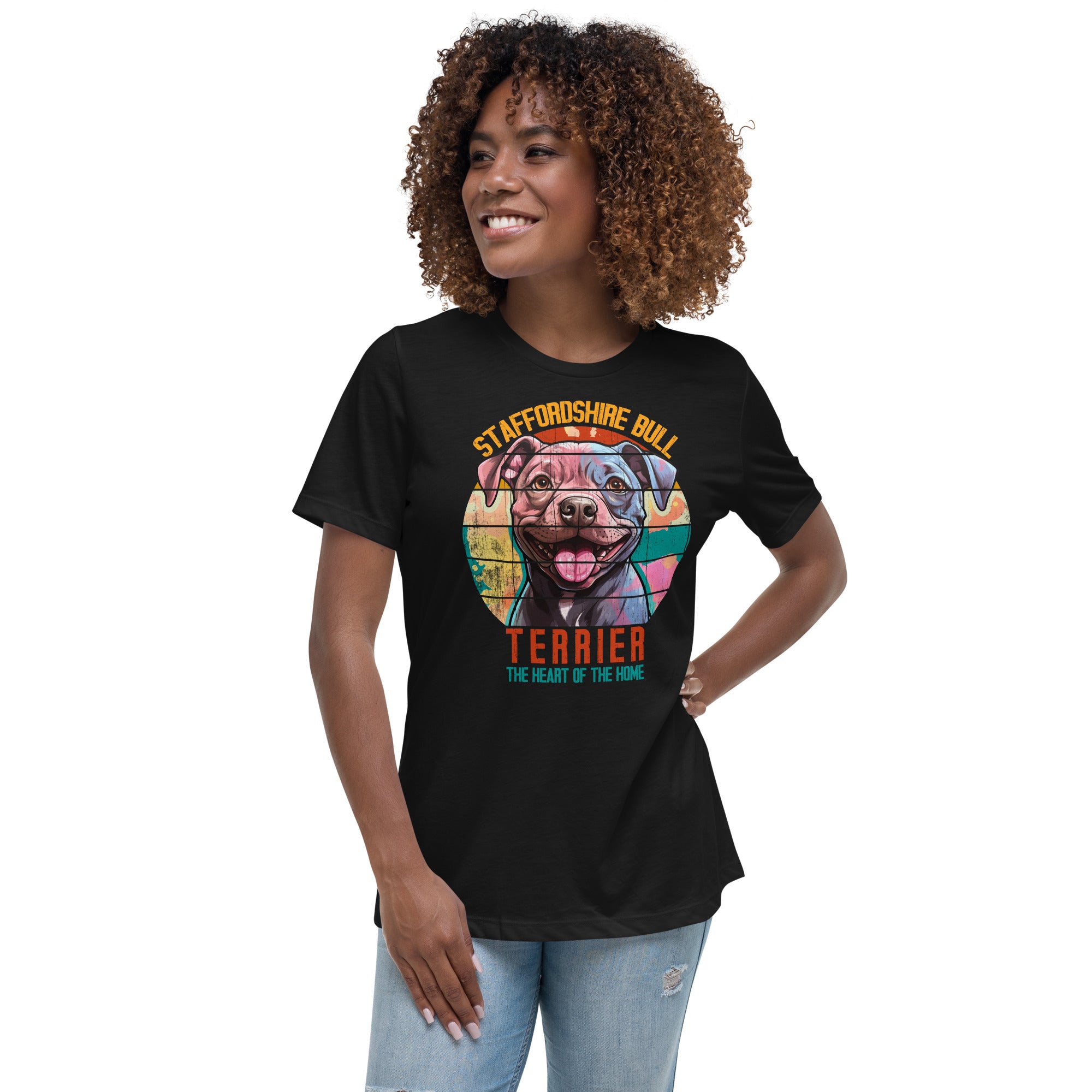 Staffordshire Bull Terrier Women's Relaxed T-Shirt