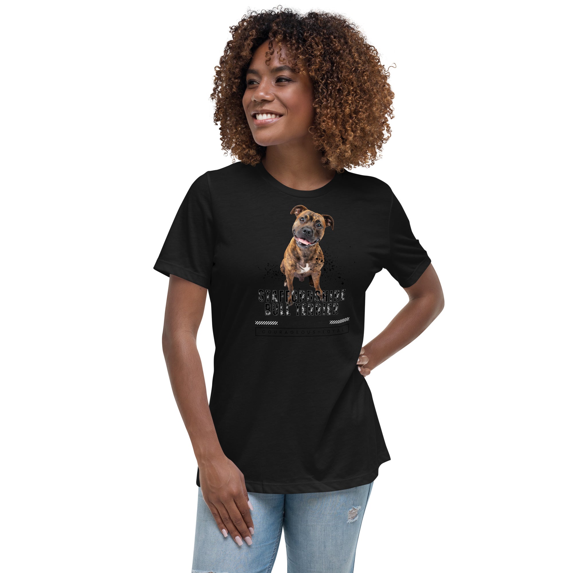 Staffordshire Bull Terrier Women's Relaxed T-Shirt