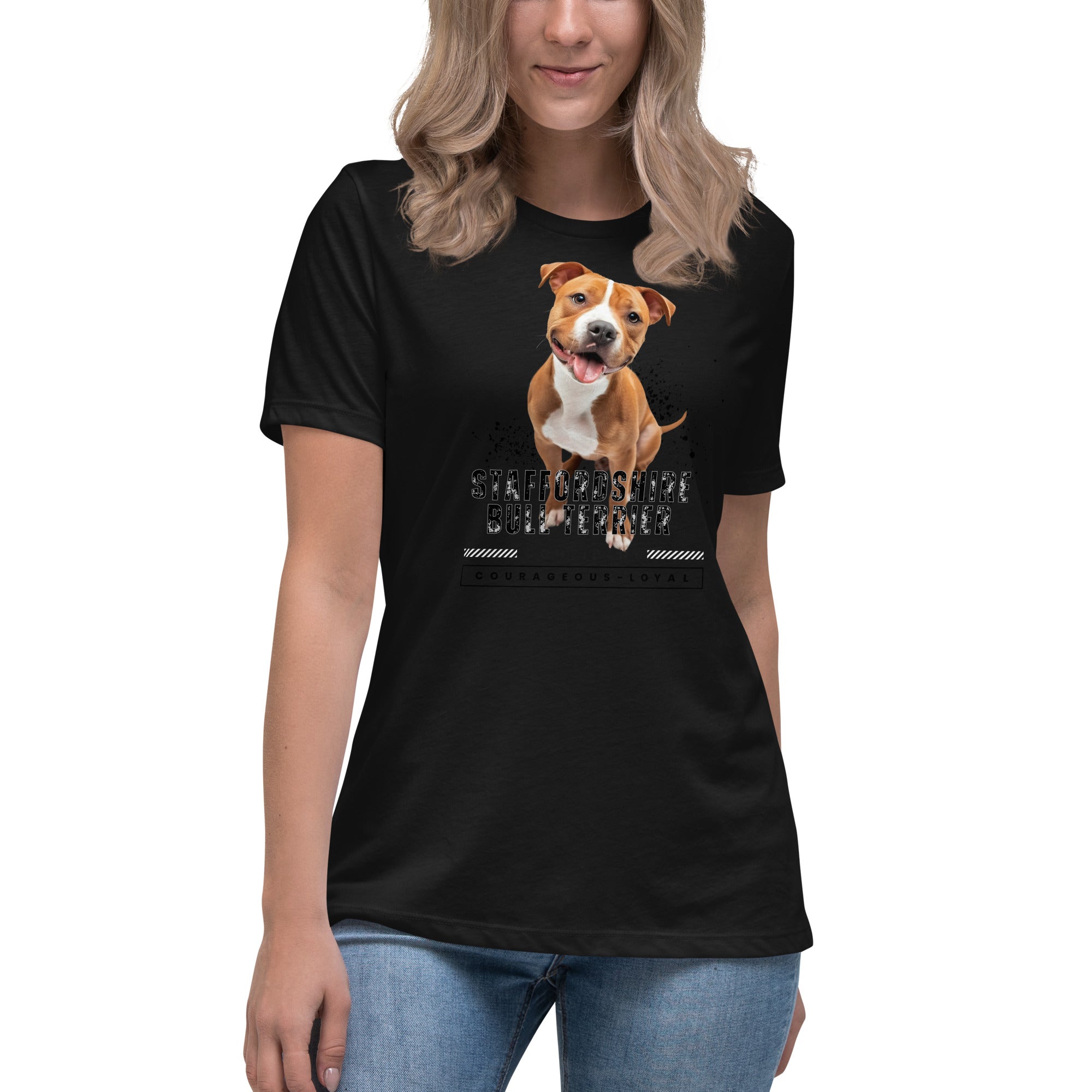 Staffordshire Bull Terrier Women's Relaxed T-Shirt