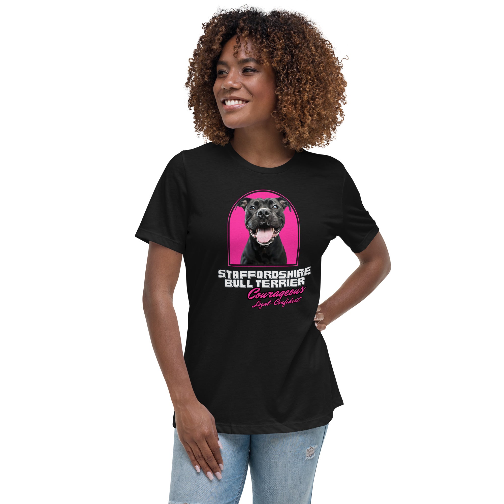 Staffordshire Bull Terrier Women's Relaxed T-Shirt