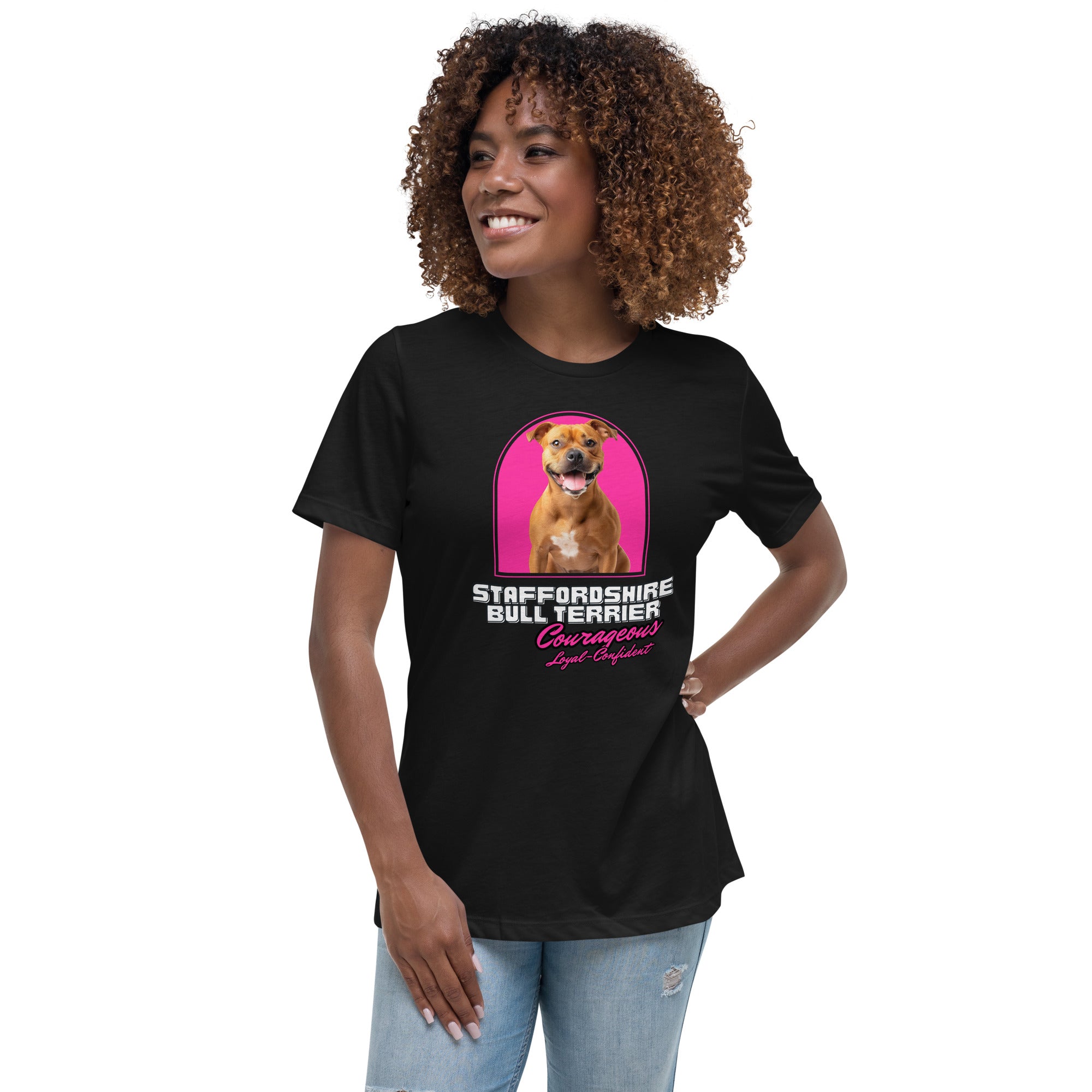 Staffordshire Bull Terrier Women's Relaxed T-Shirt