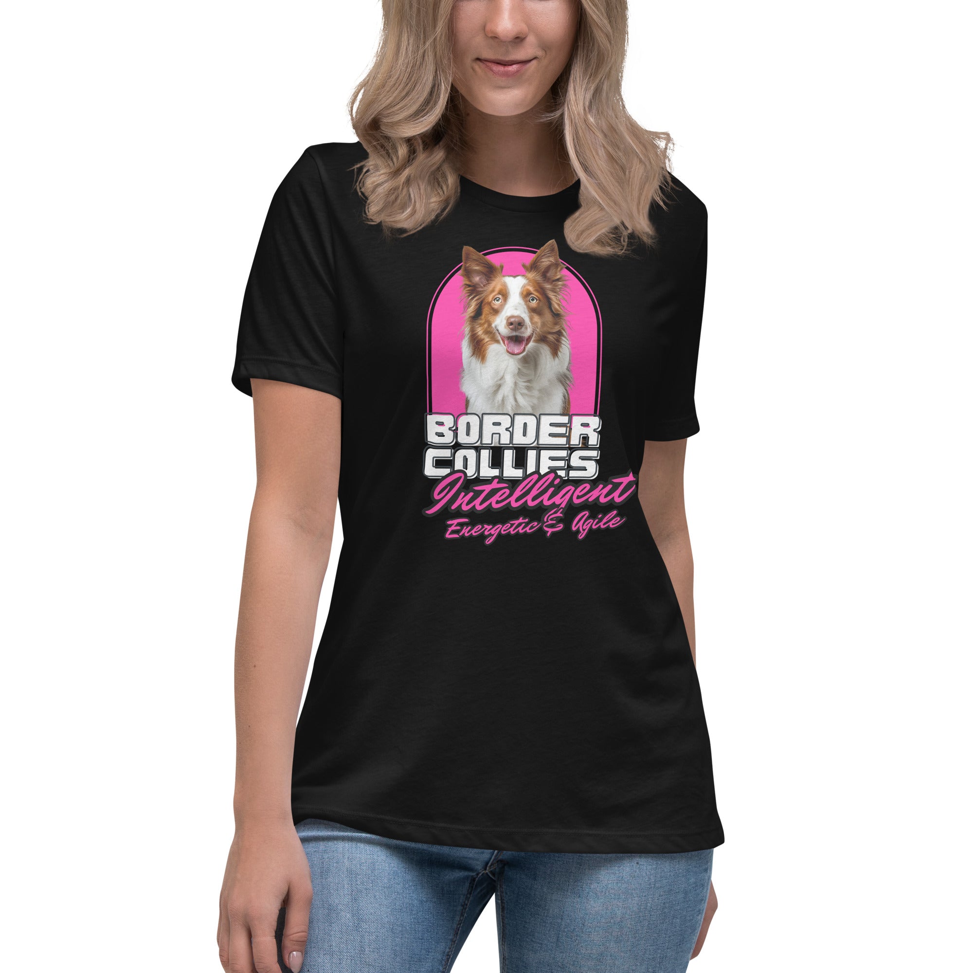 Border Collie Women's Relaxed T-Shirt