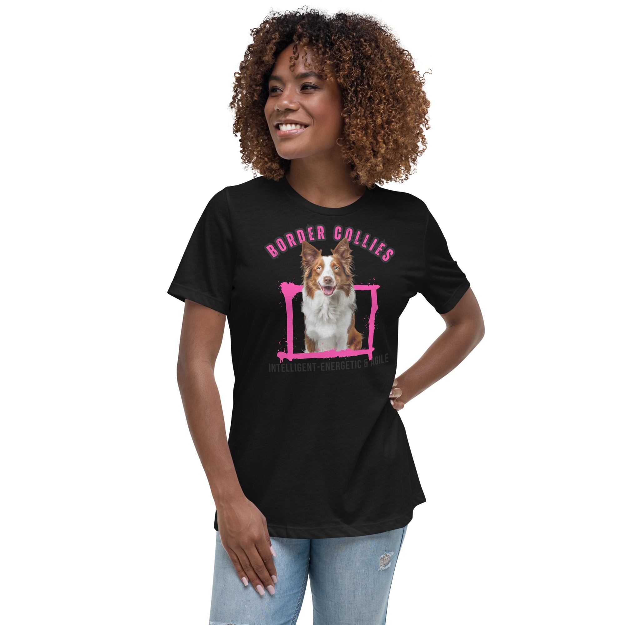 Border Collie Women's Relaxed T-Shirt