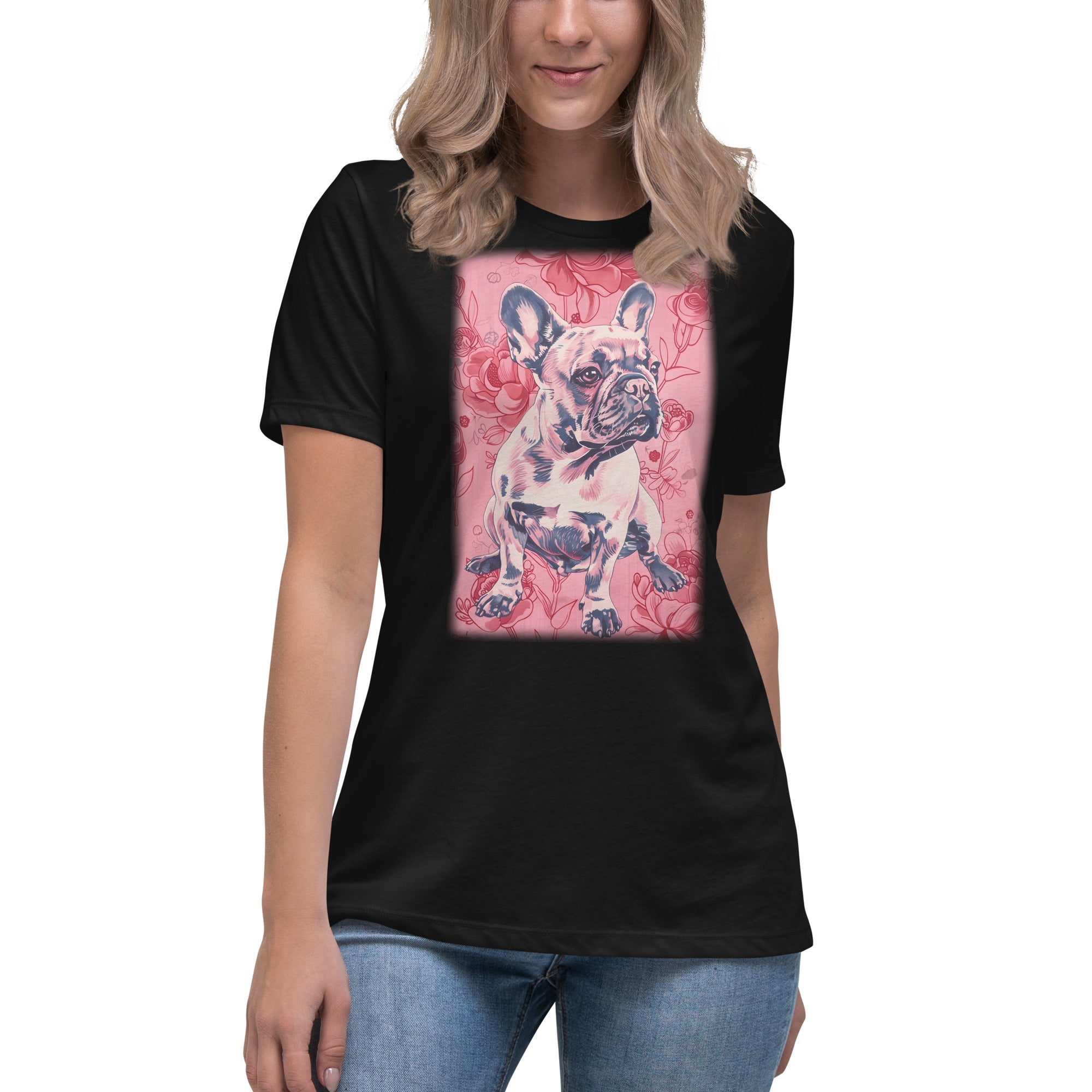 French Bulldog Women's Relaxed T-Shirt