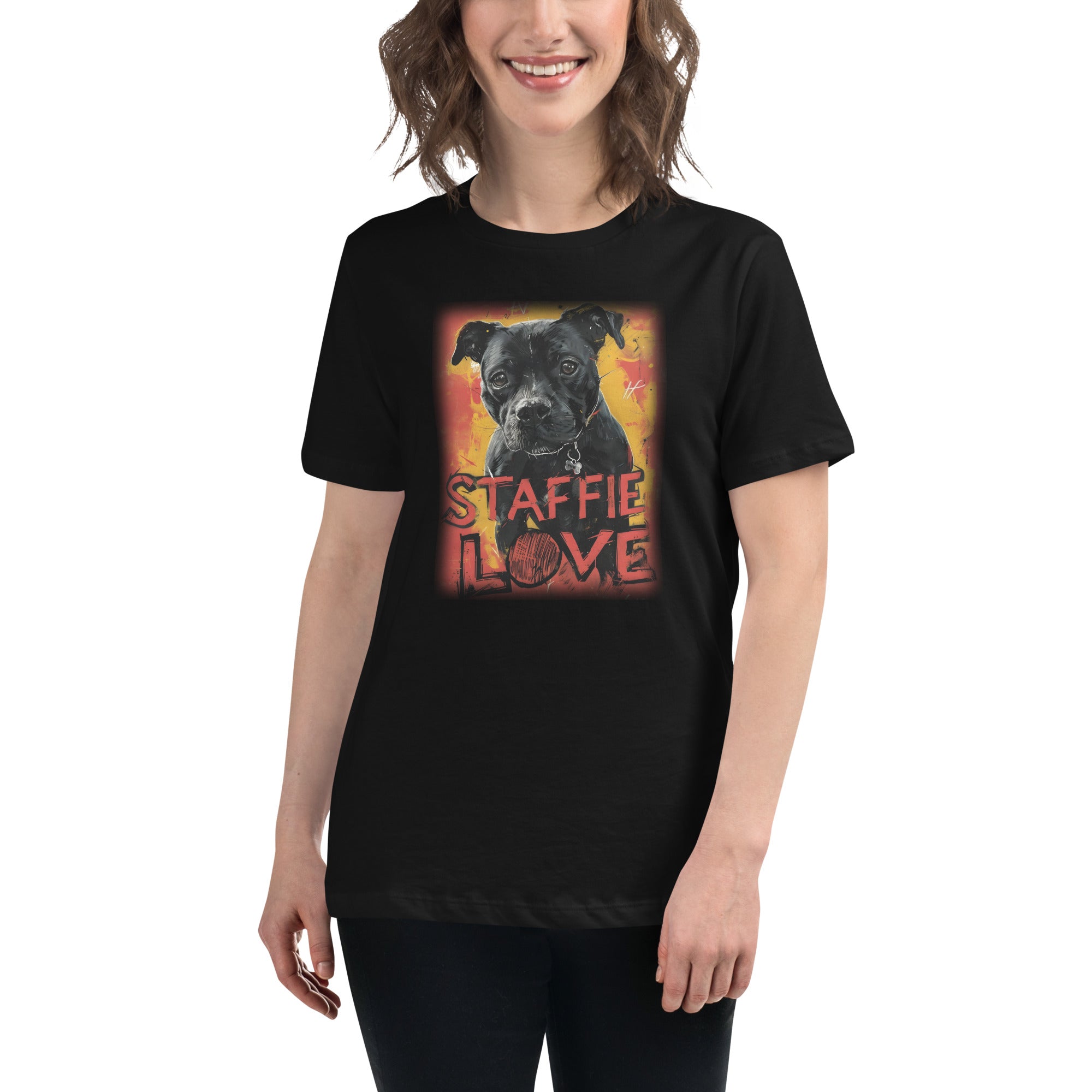 Staffie Bull Women's Relaxed T-Shirt