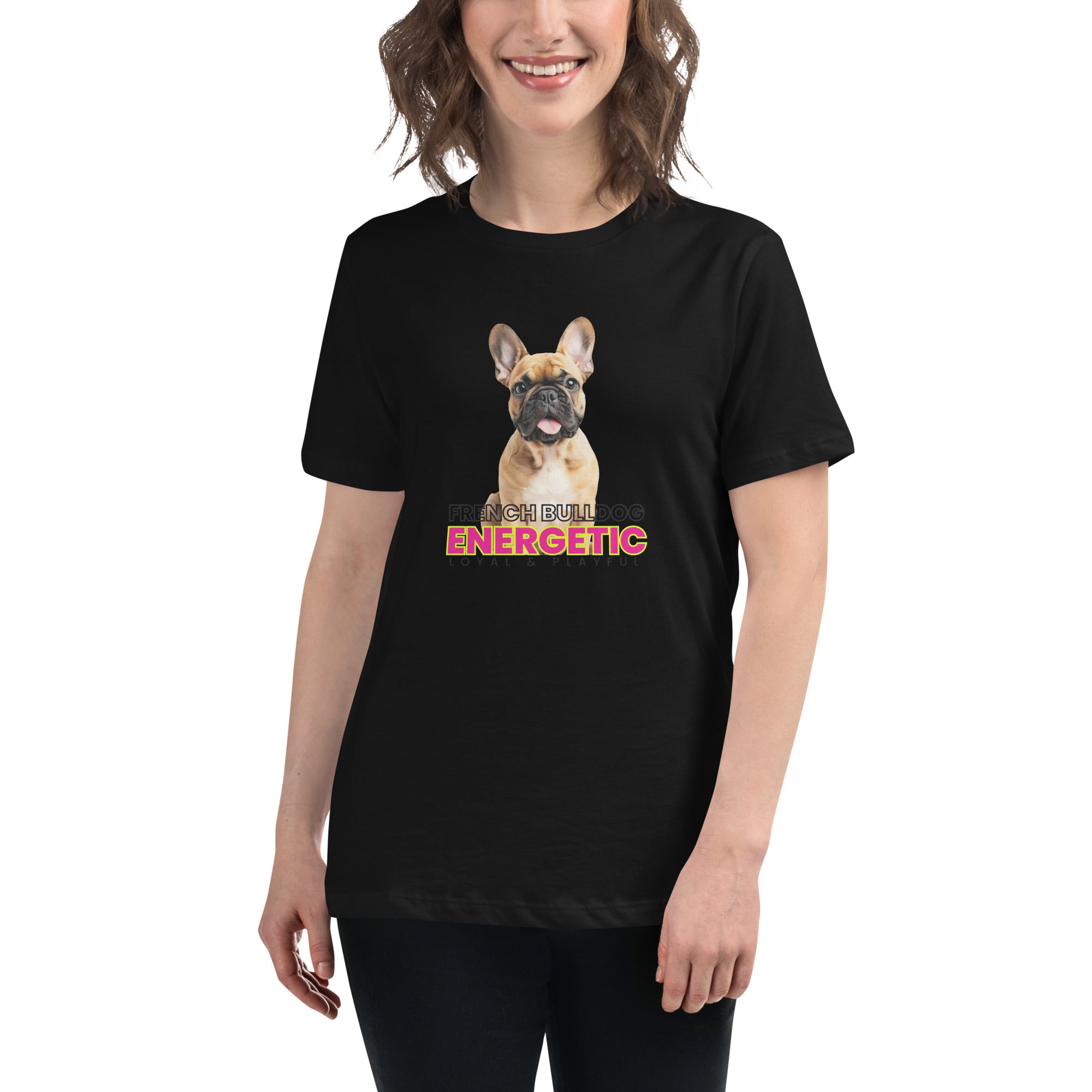 French Bull Dog Women's Relaxed T-Shirt