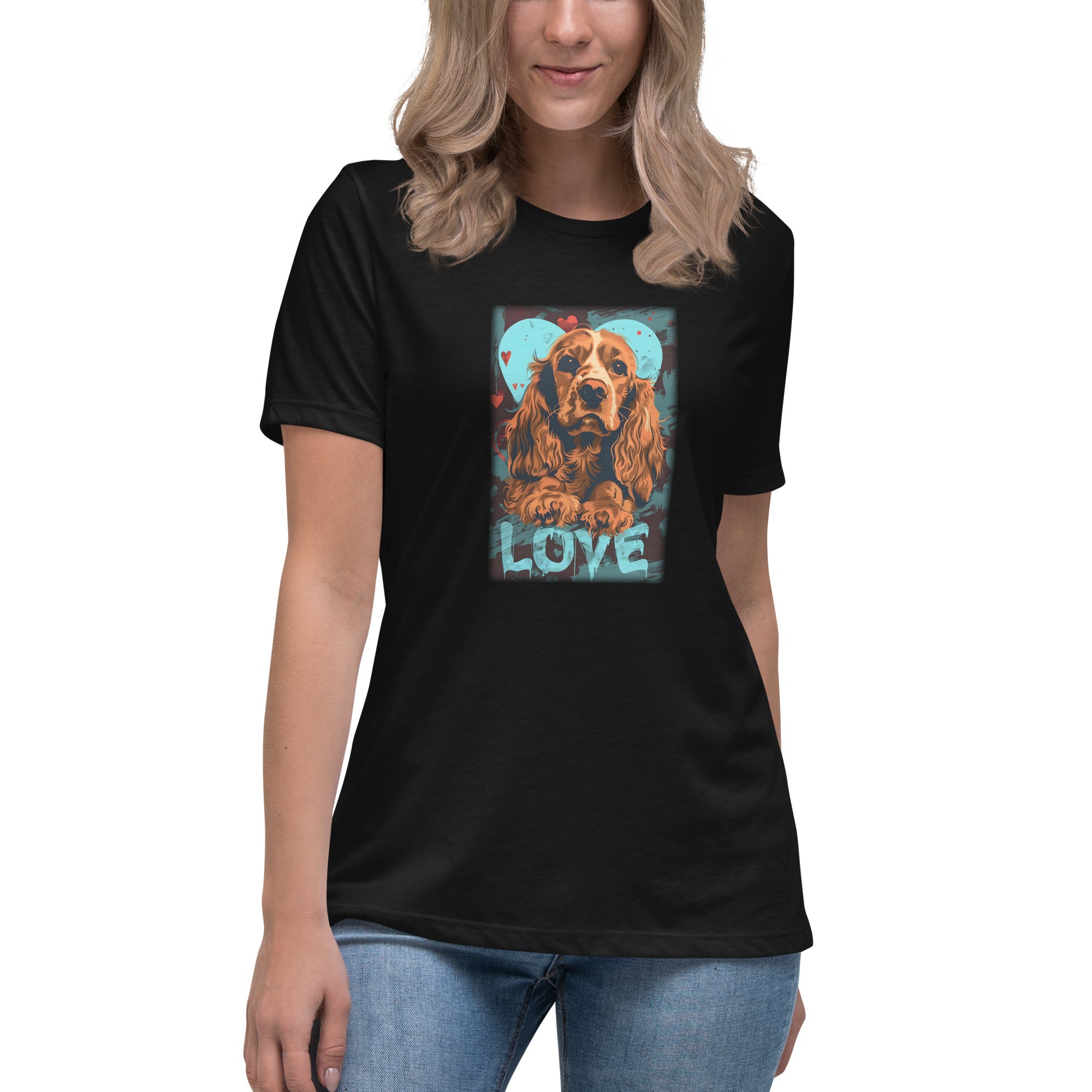 American Cocker Spaniel Women's Relaxed T-Shirt