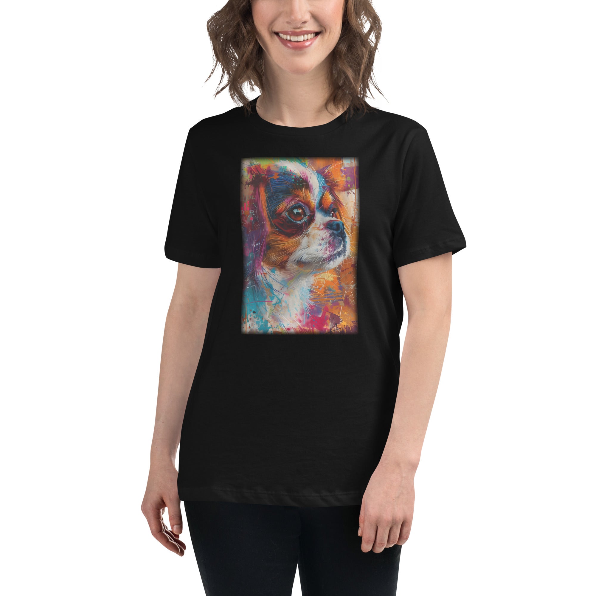 Japanese Chin Women's Relaxed T-Shirt