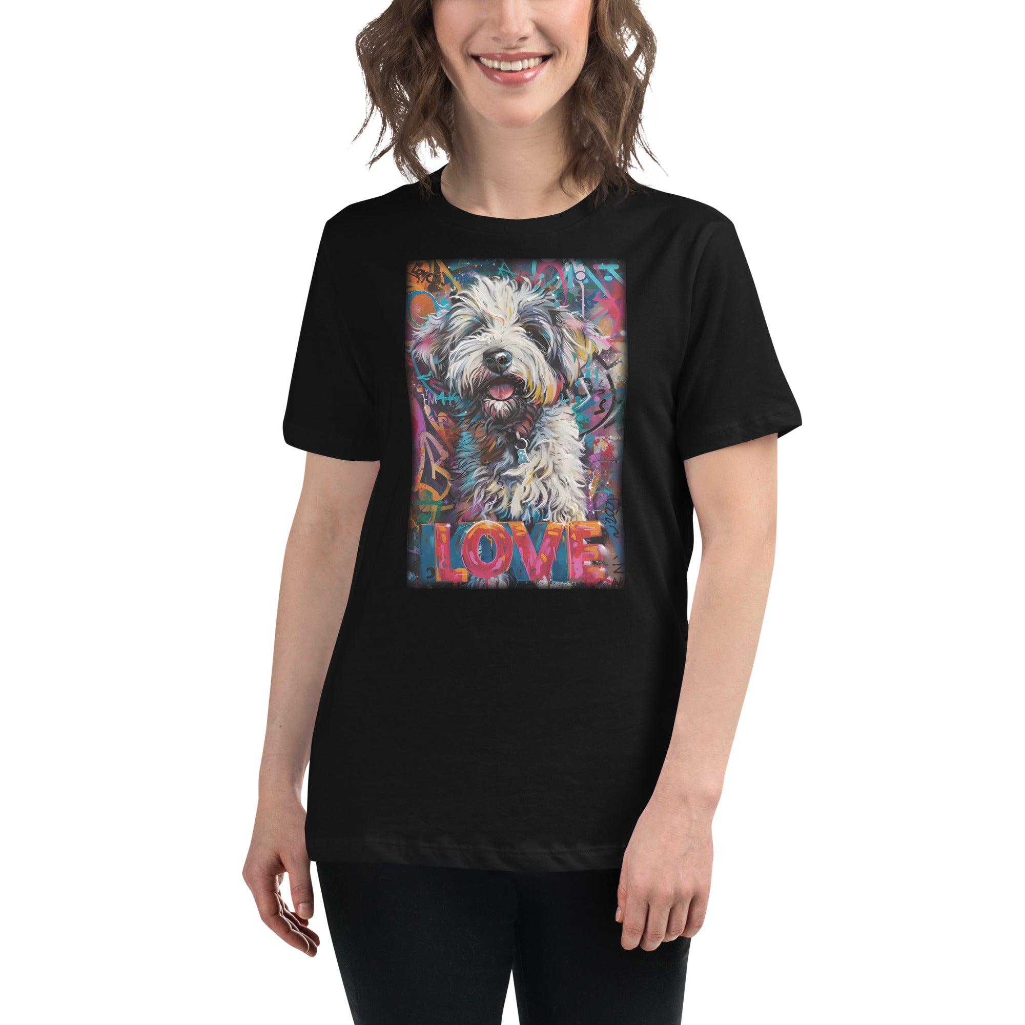 Polish Lowland Sheepdog Women's Relaxed T-Shirt