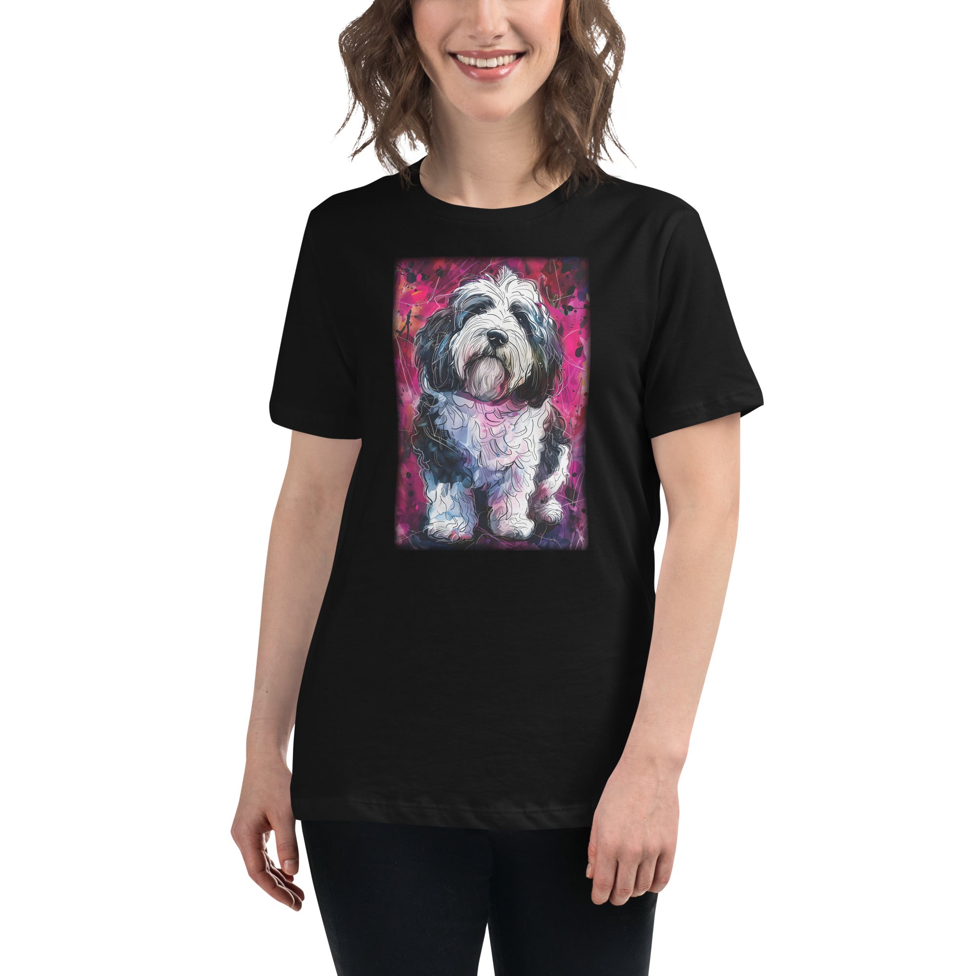 Polish Lowland Sheepdog Women's Relaxed T-Shirt