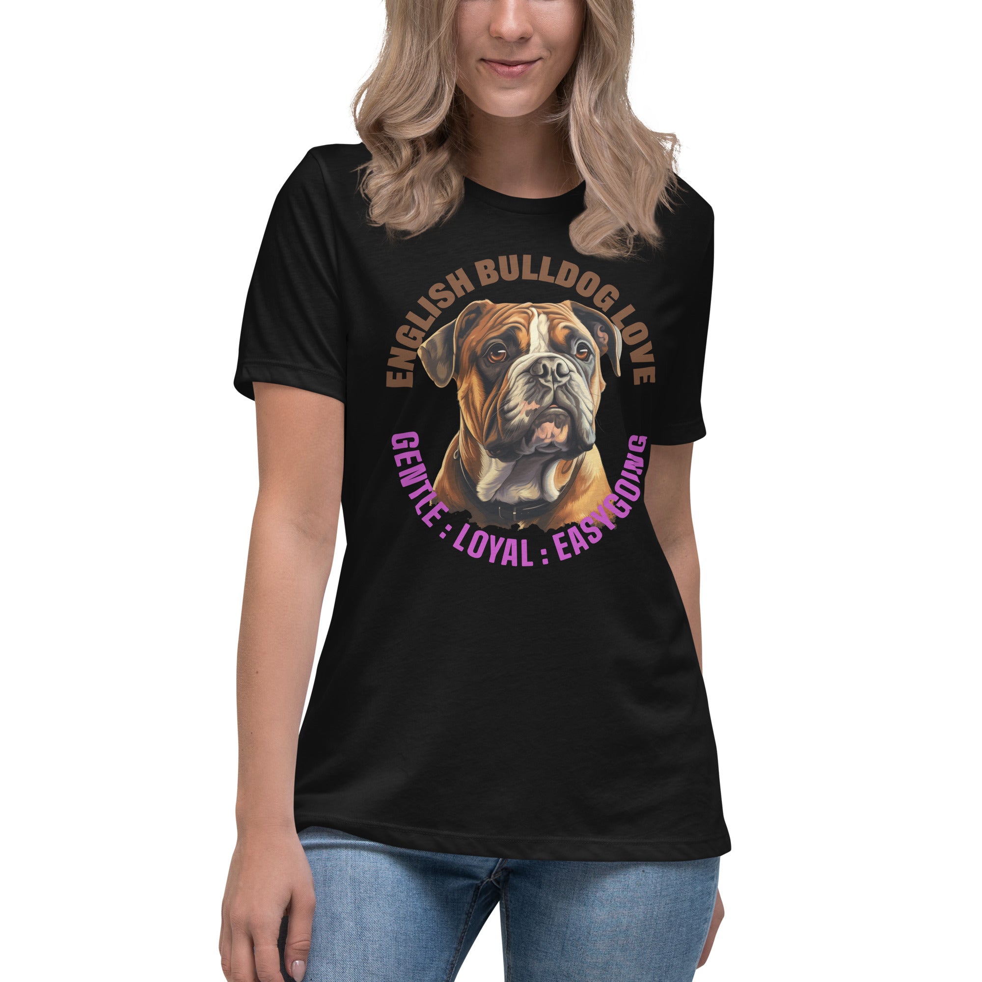 English Bulldog Relaxed T-Shirt