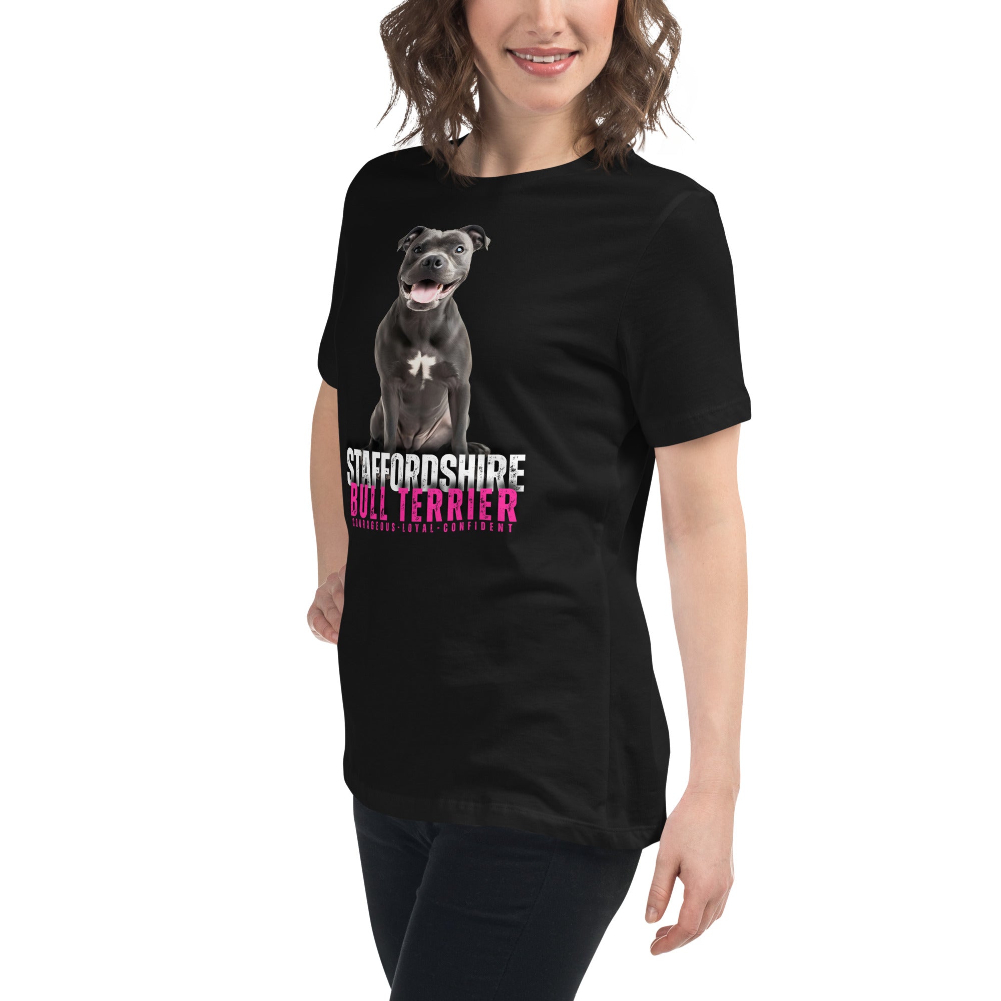 Staffordshire Bull Terrier Women's Relaxed T-Shirt