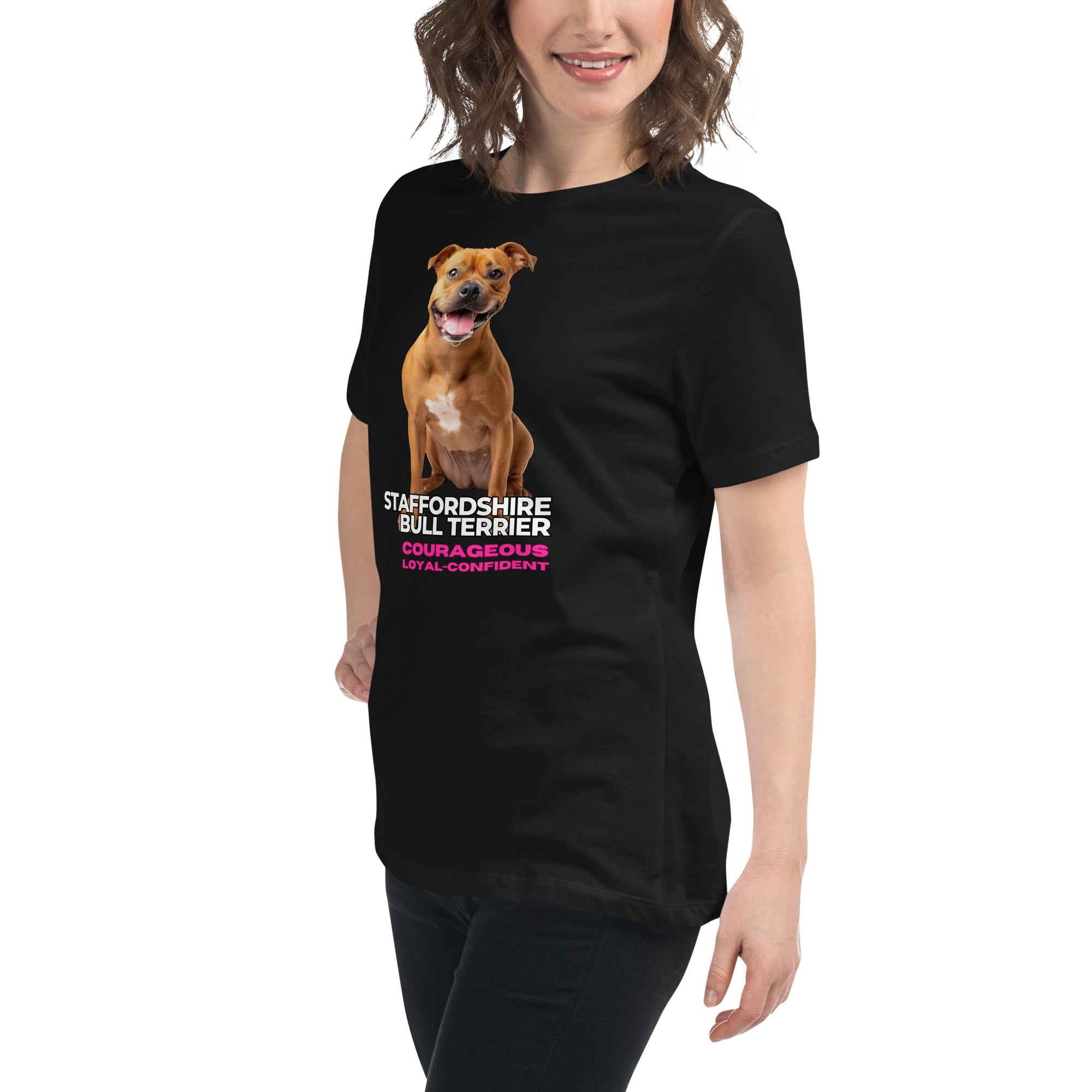 Staffordshire Bull Terrier Women's Relaxed T-Shirt