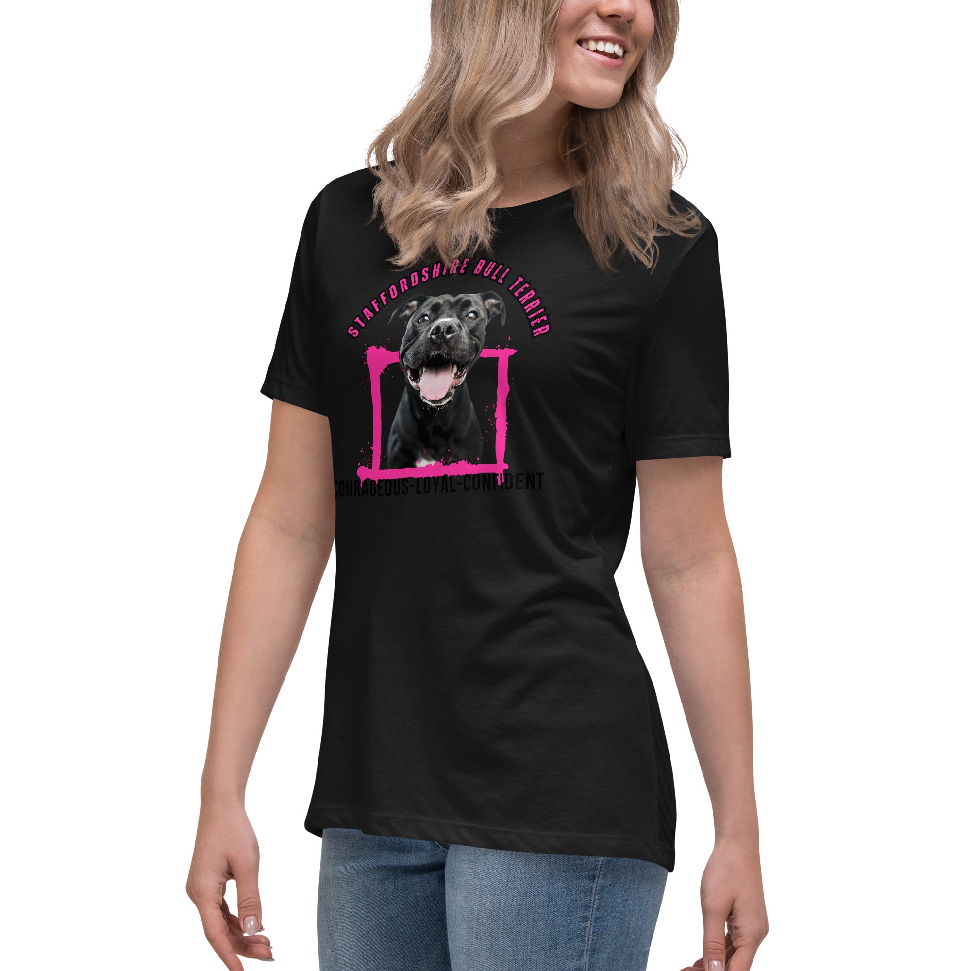 Staffordshire Bull Terrier Women's Relaxed T-Shirt