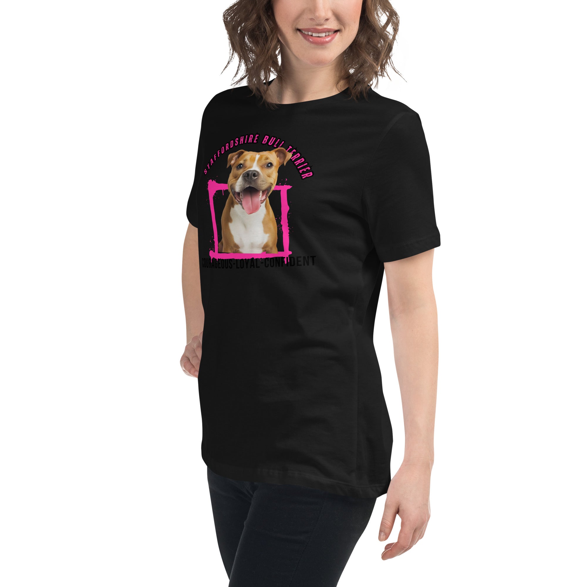 Staffordshire Bull Terrier Women's Relaxed T-Shirt