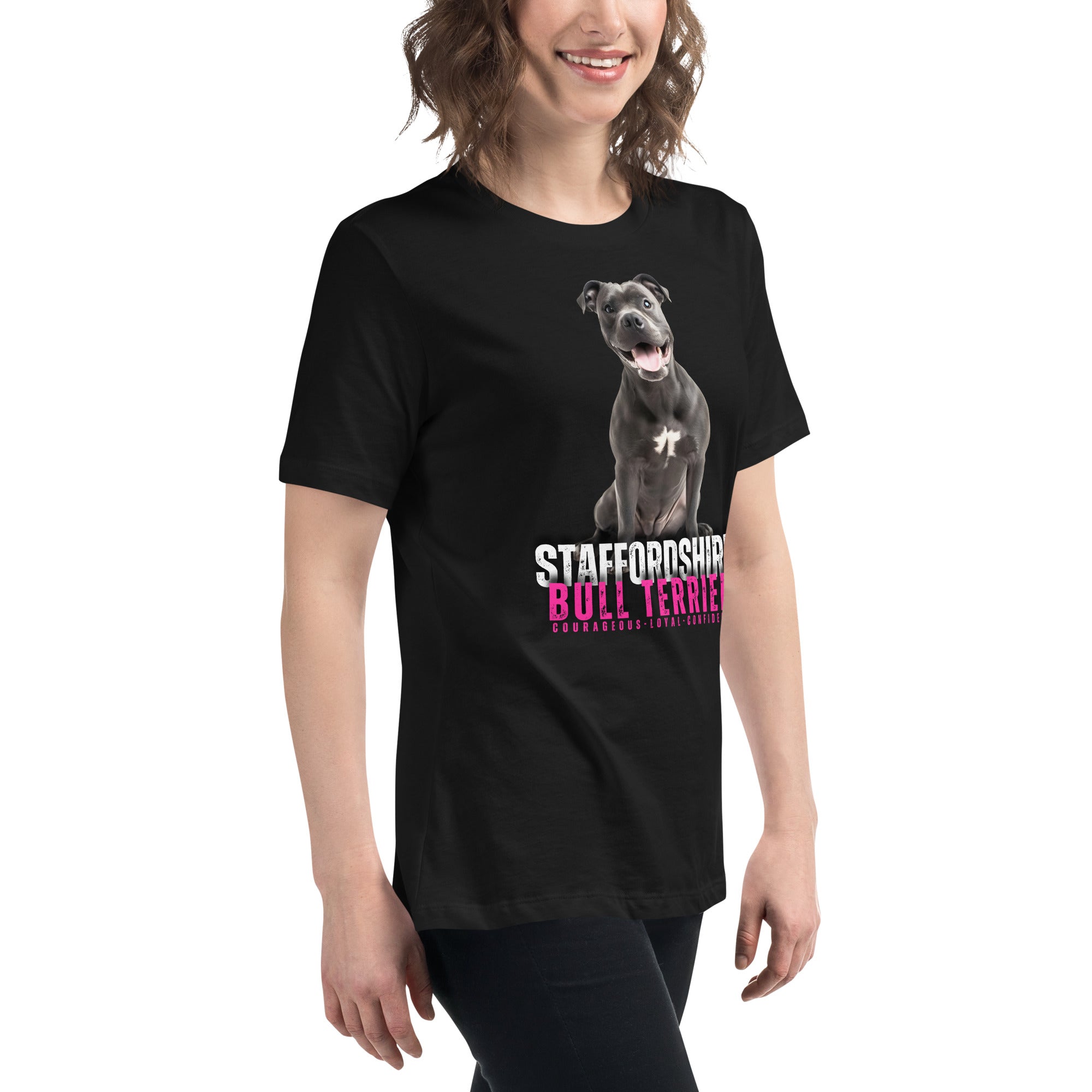 Staffordshire Bull Terrier Women's Relaxed T-Shirt