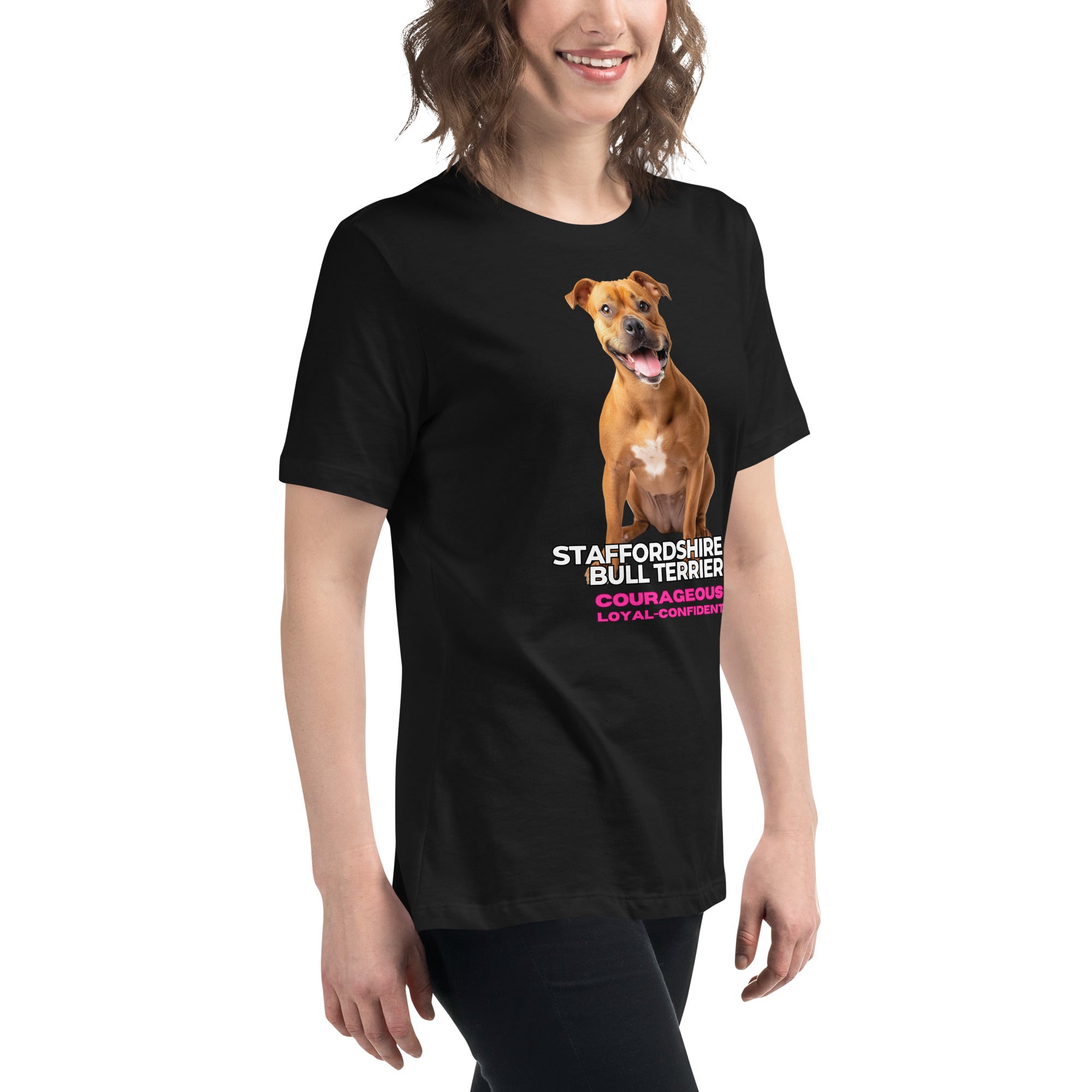 Staffordshire Bull Terrier Women's Relaxed T-Shirt